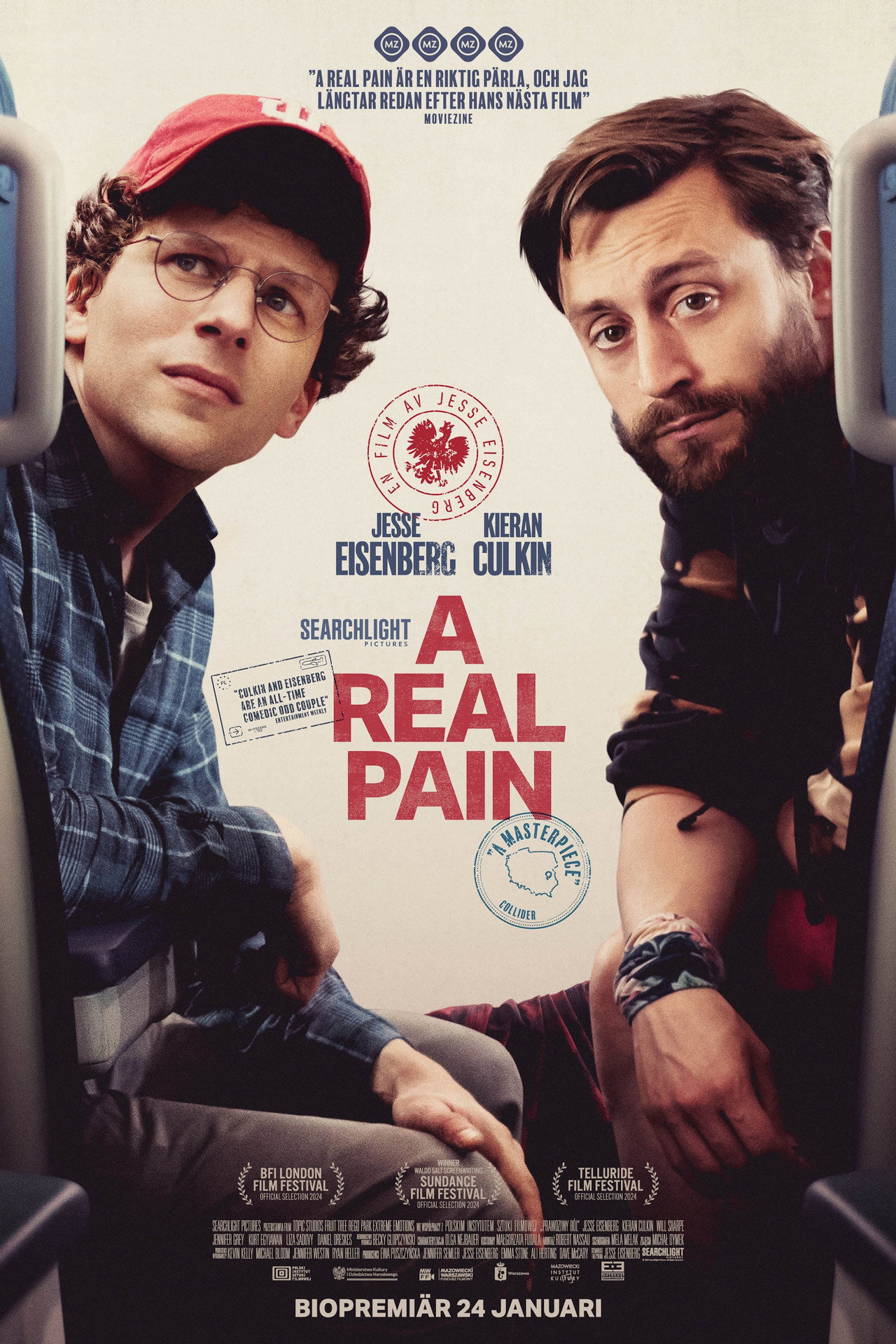 A Real Pain filmaffisch