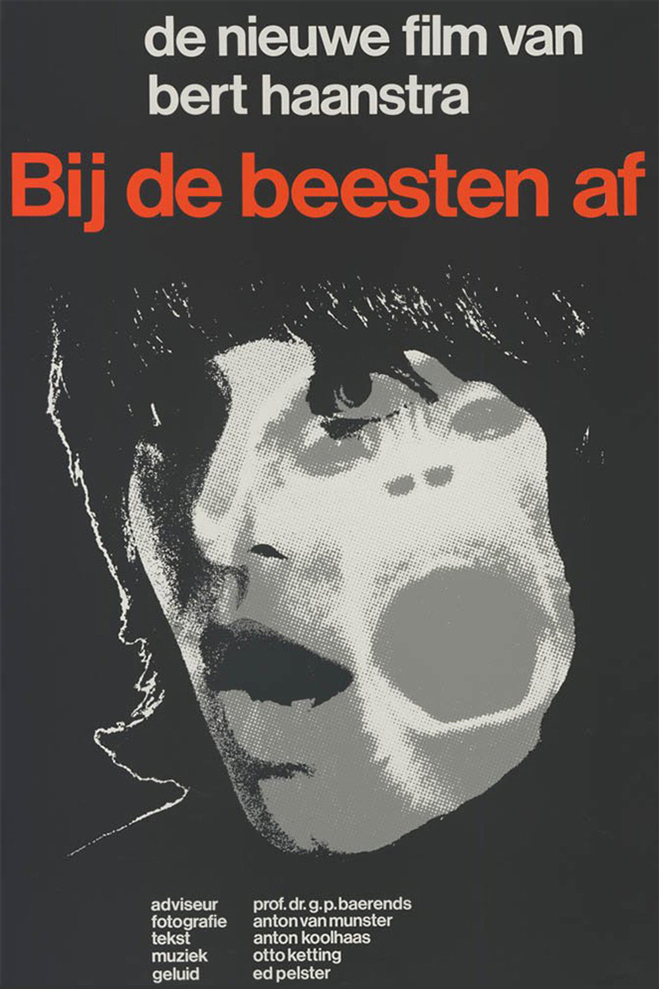 Bij de beesten af filmaffisch