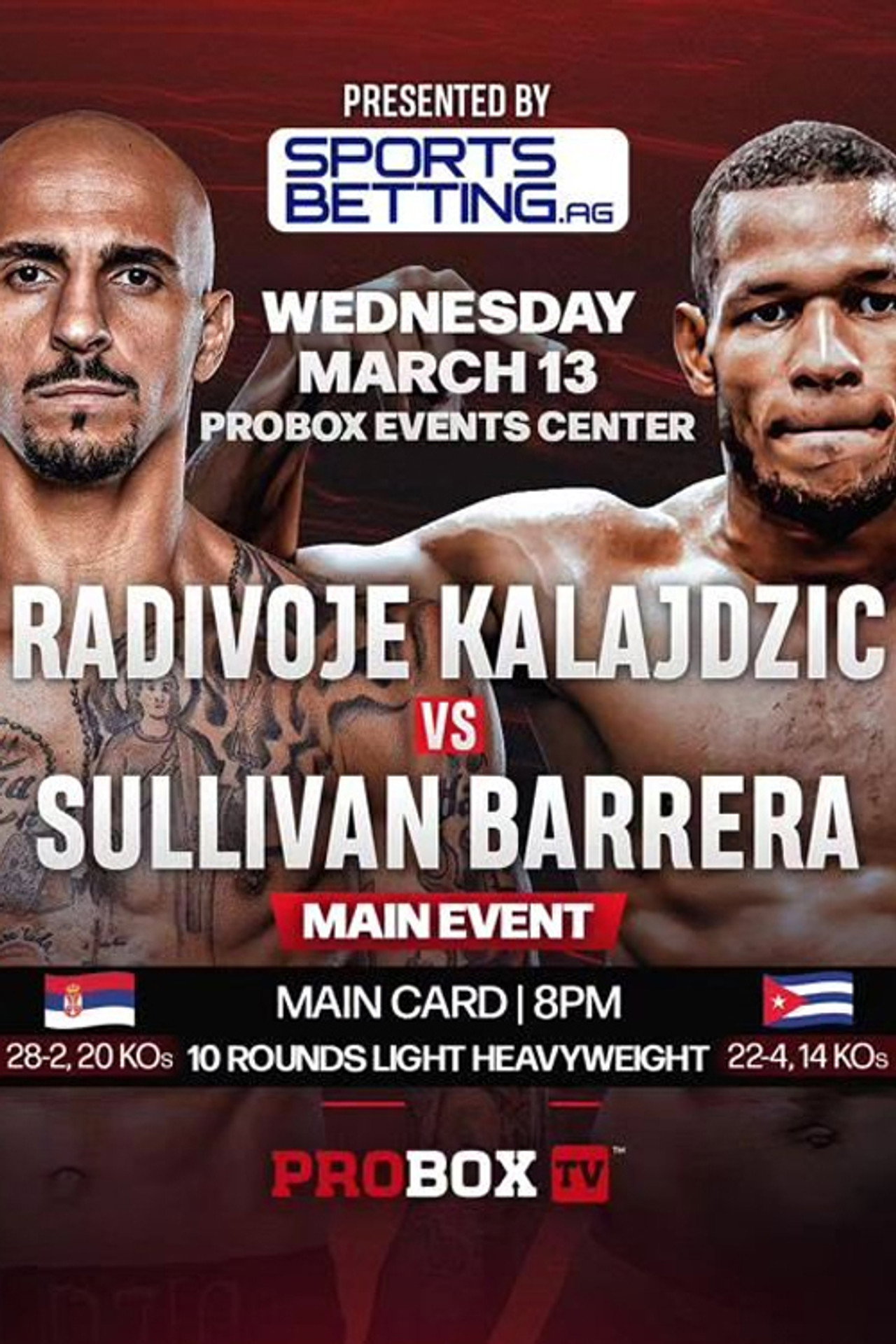 Radivoje Kalajdzic vs. Sullivan Barrera filmaffisch