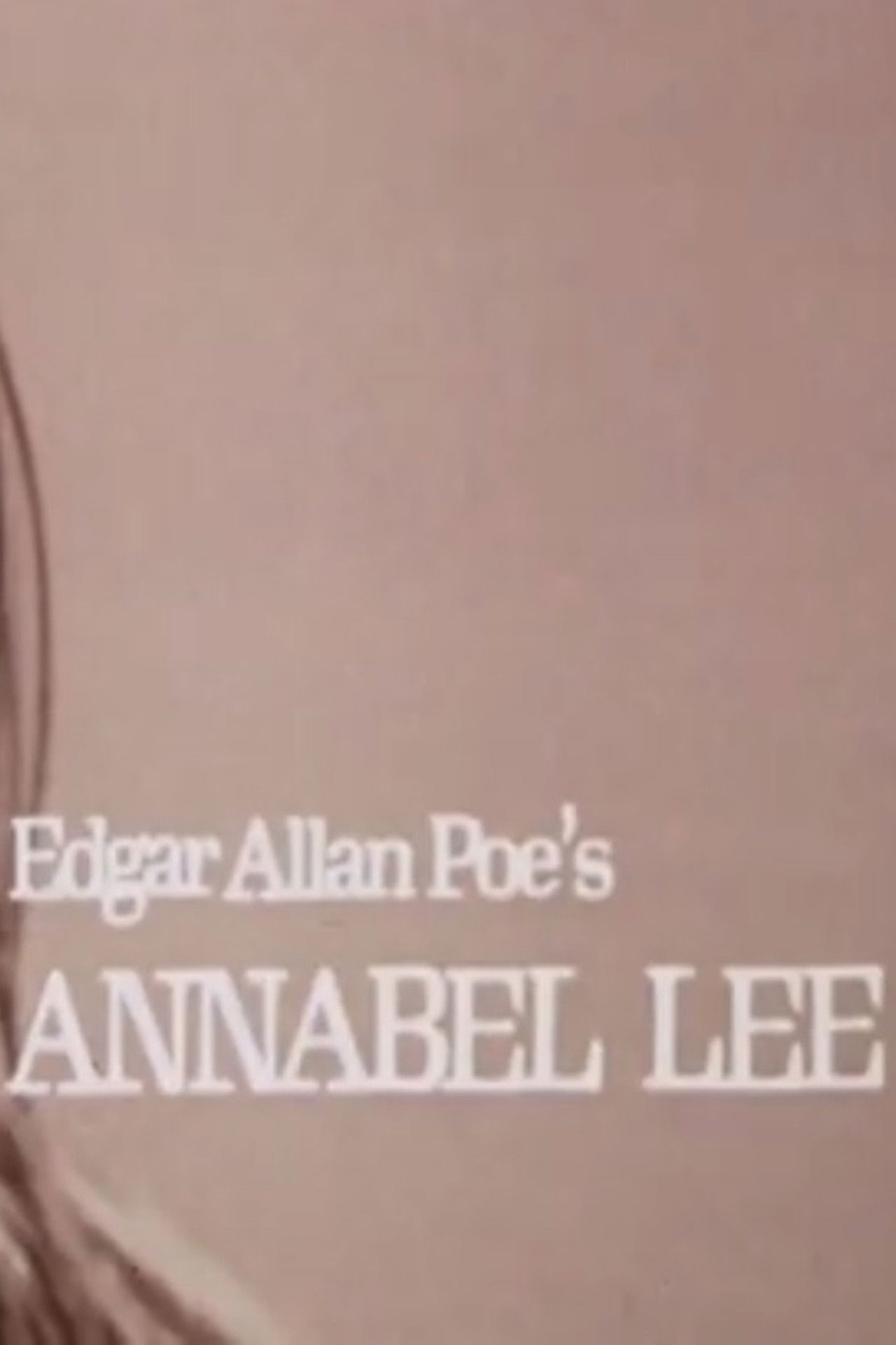 Edgar Allan Poe’s Annabel Lee Backdrop