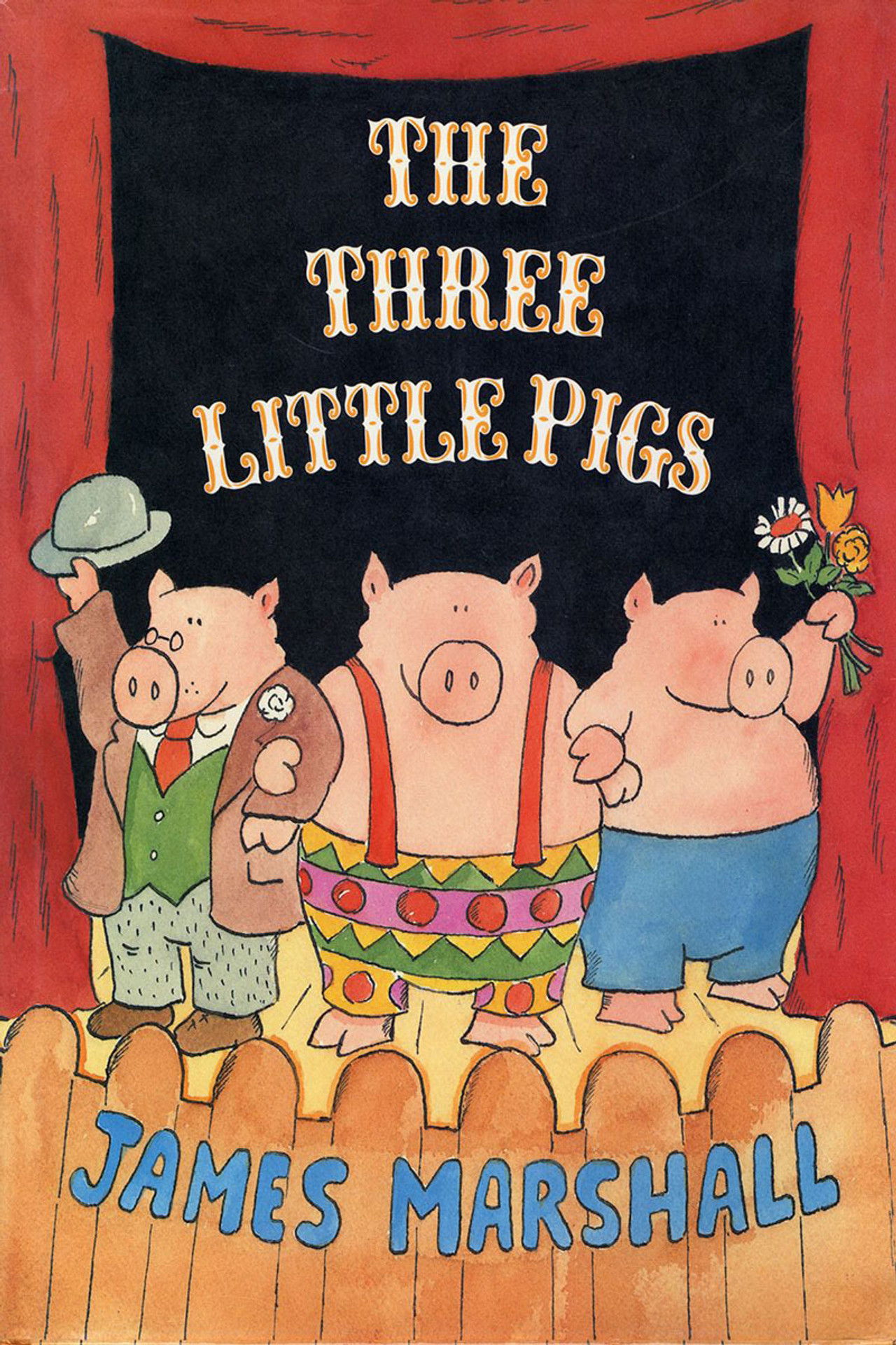 The Three Little Pigs Backdrop