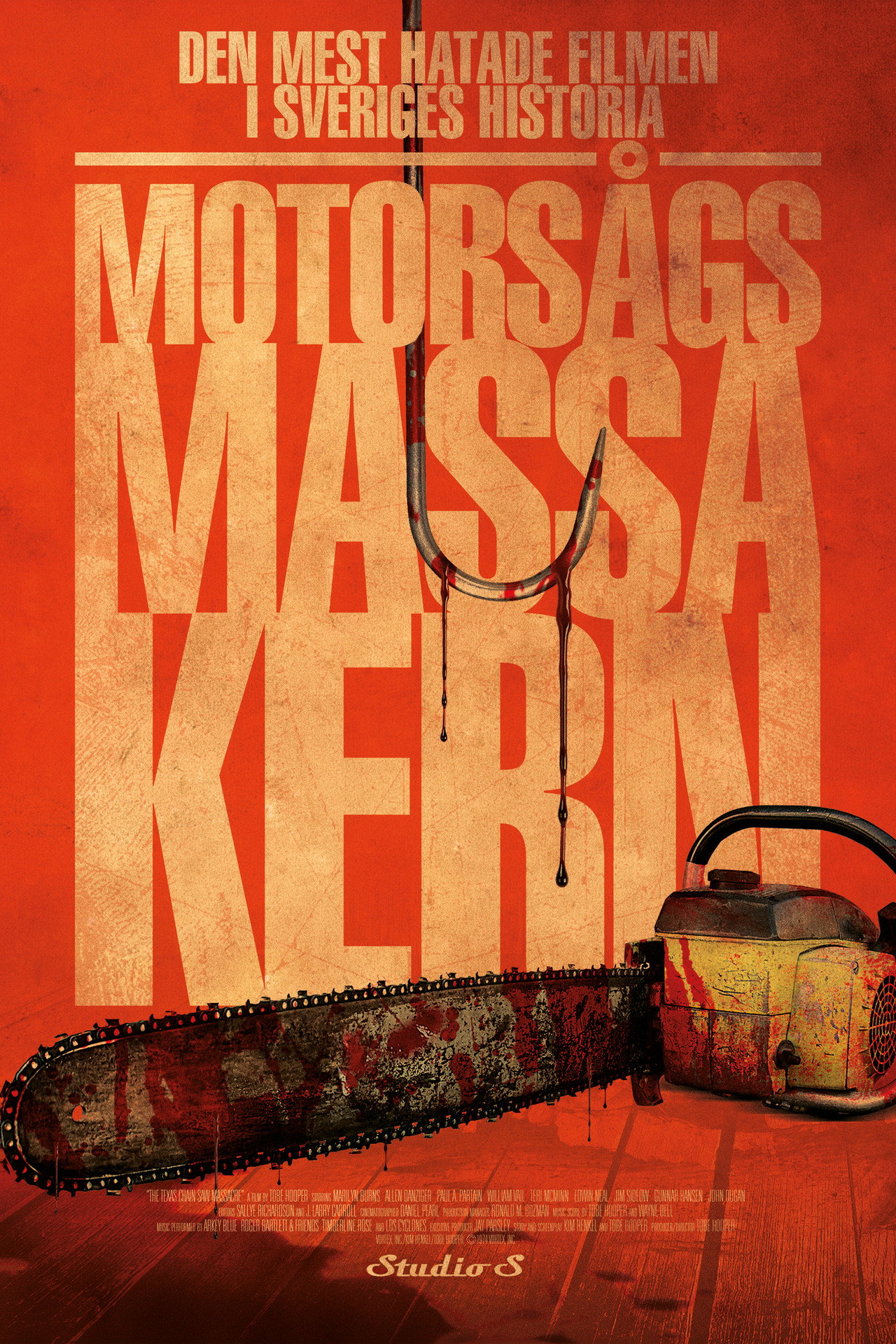 Motorsågsmassakern filmaffisch
