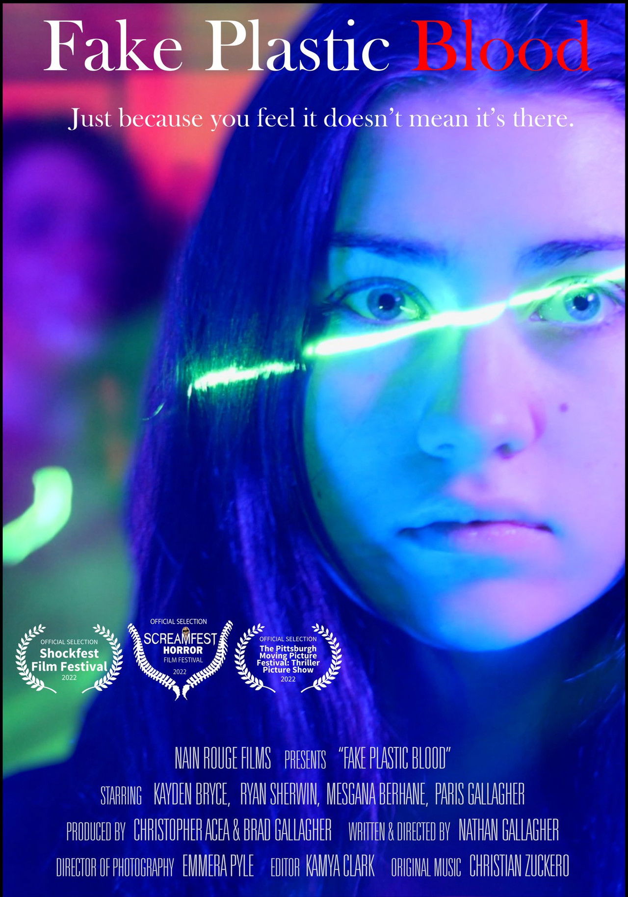 Fake Plastic Blood Backdrop