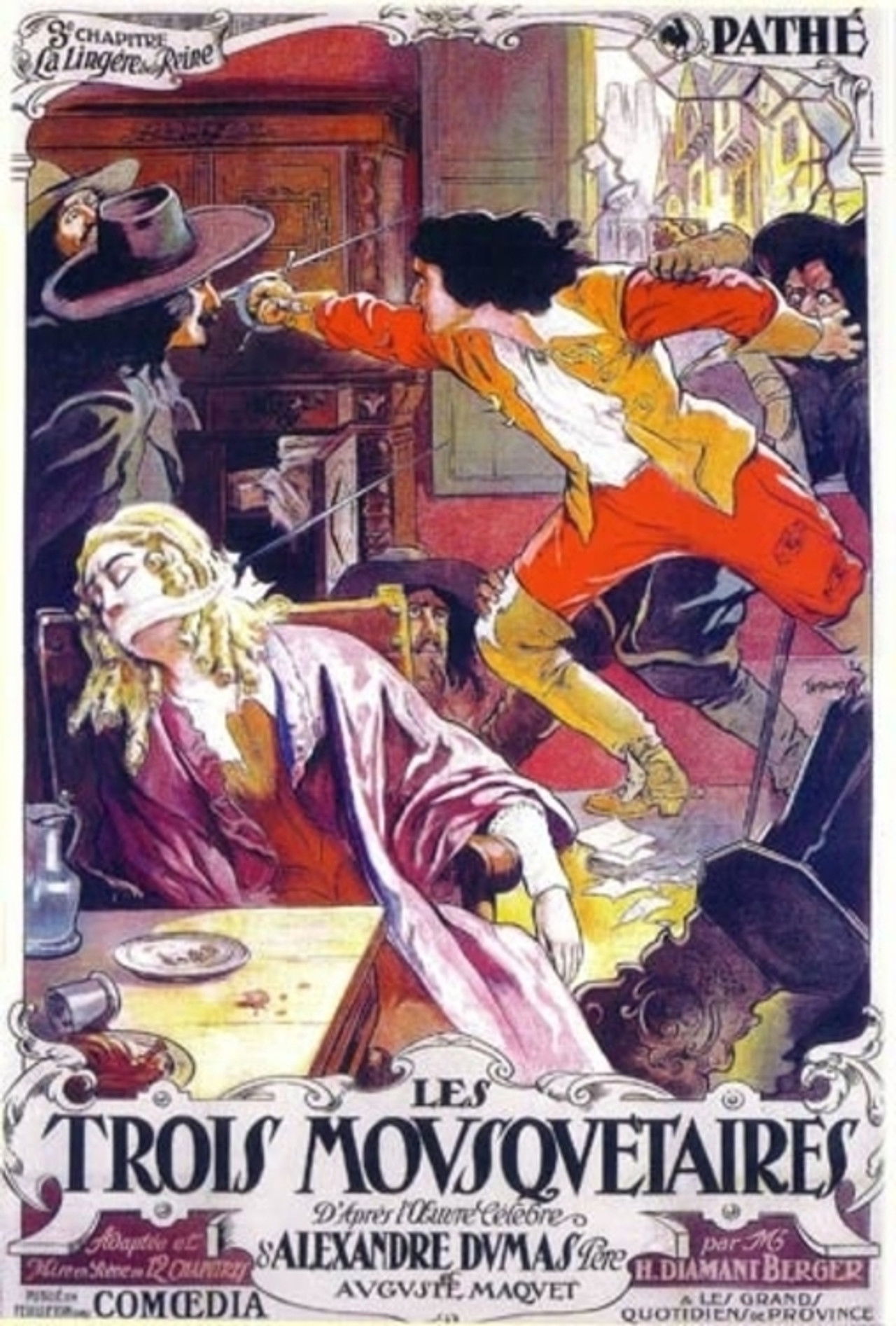 The Three Musketeers Backdrop