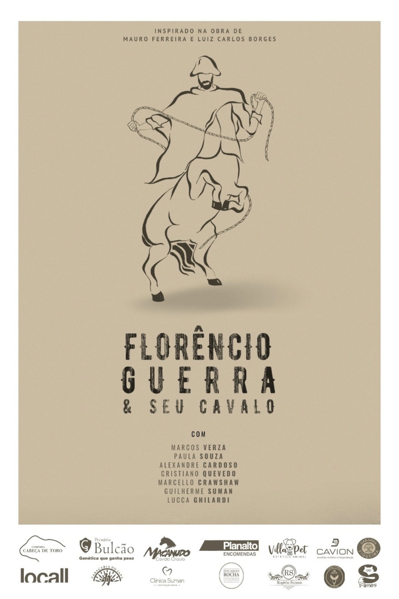 Florêncio Guerra e Seu Cavalo Backdrop