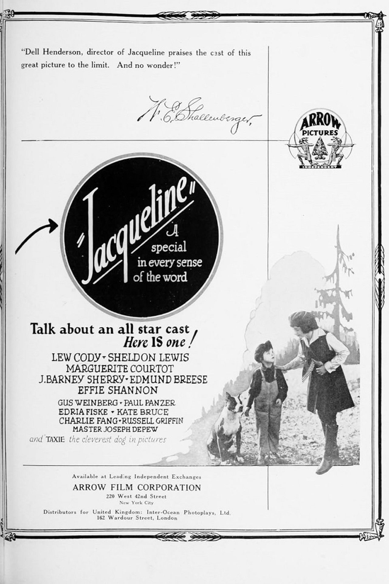 Jacqueline, or Blazing Barriers Backdrop