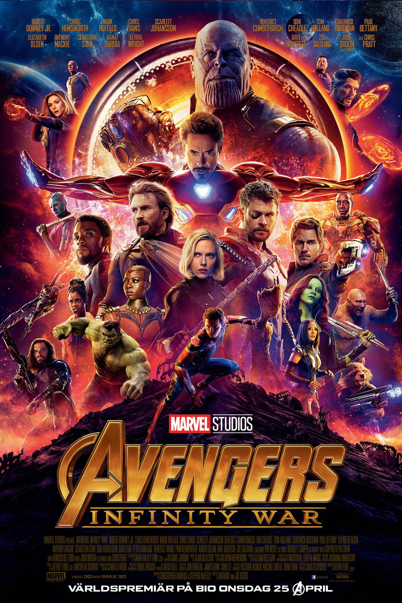 Avengers: Infinity War filmaffisch