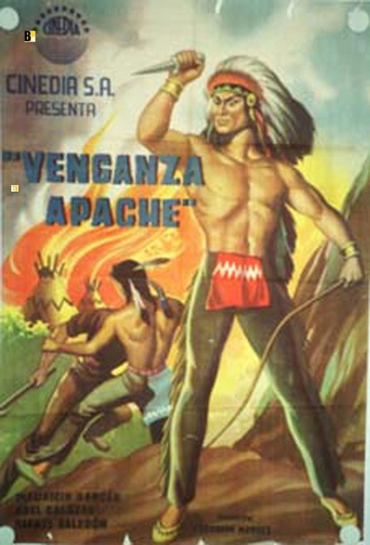 Venganza Apache Backdrop