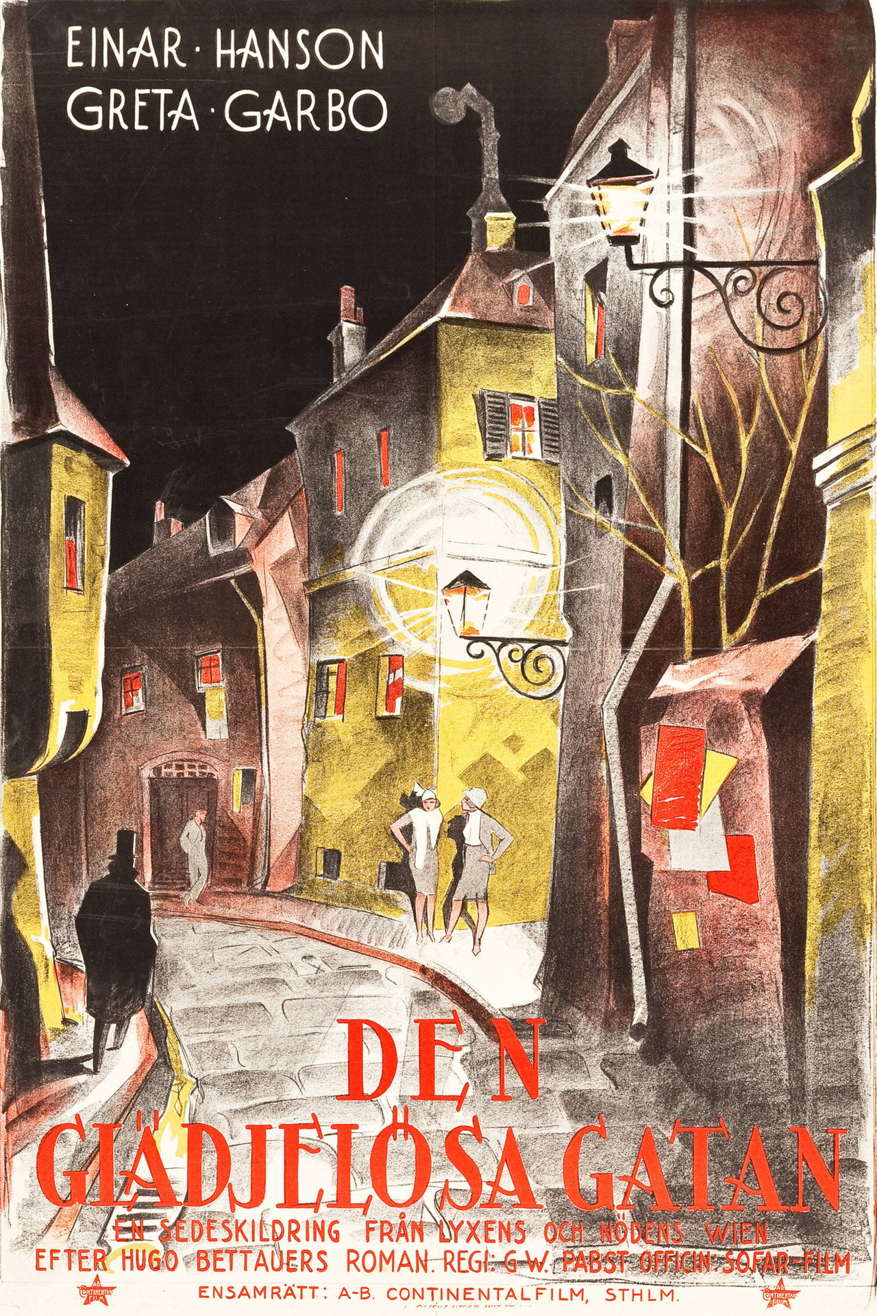 Den glädjelösa gatan filmaffisch