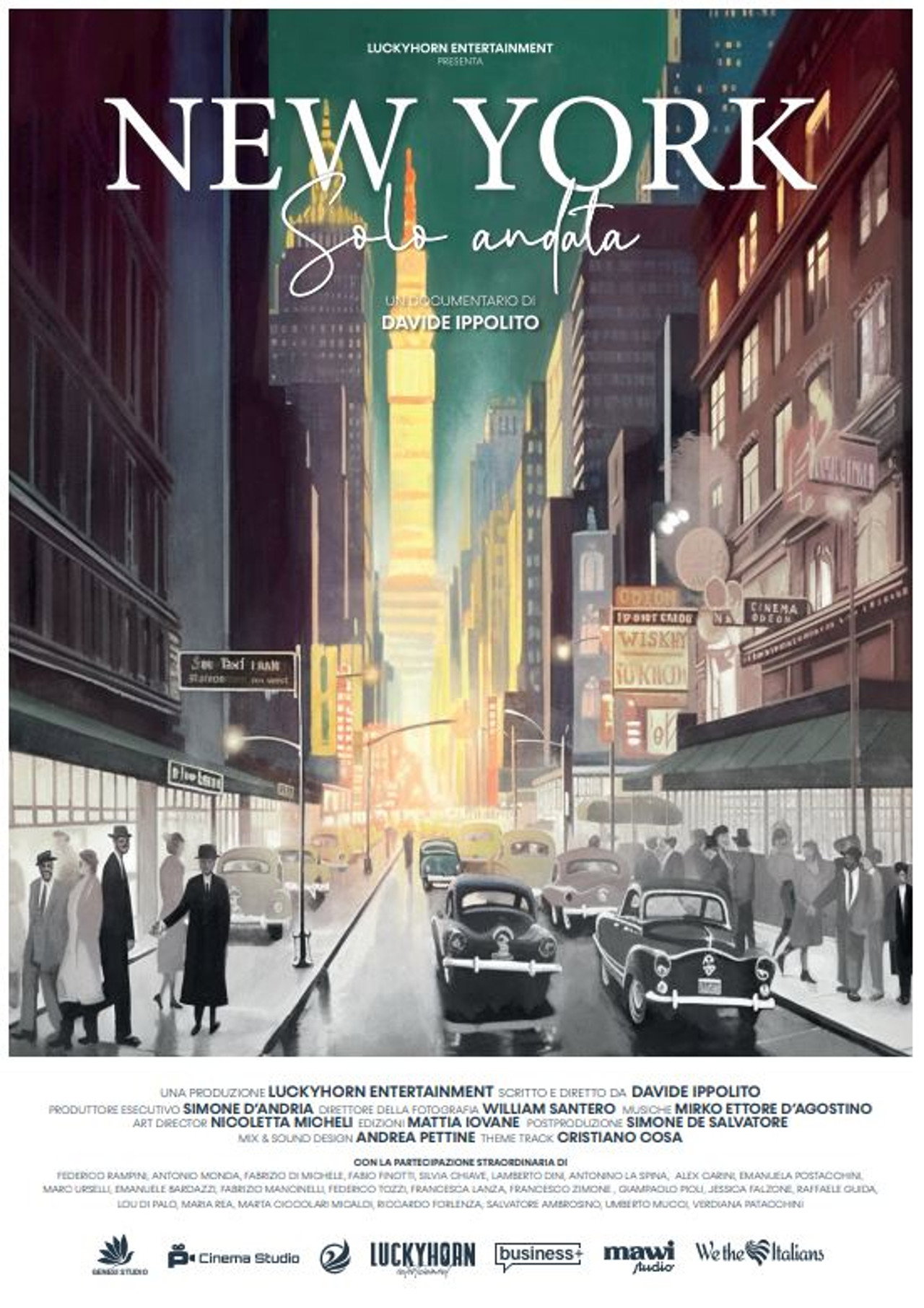 New York solo andata filmaffisch