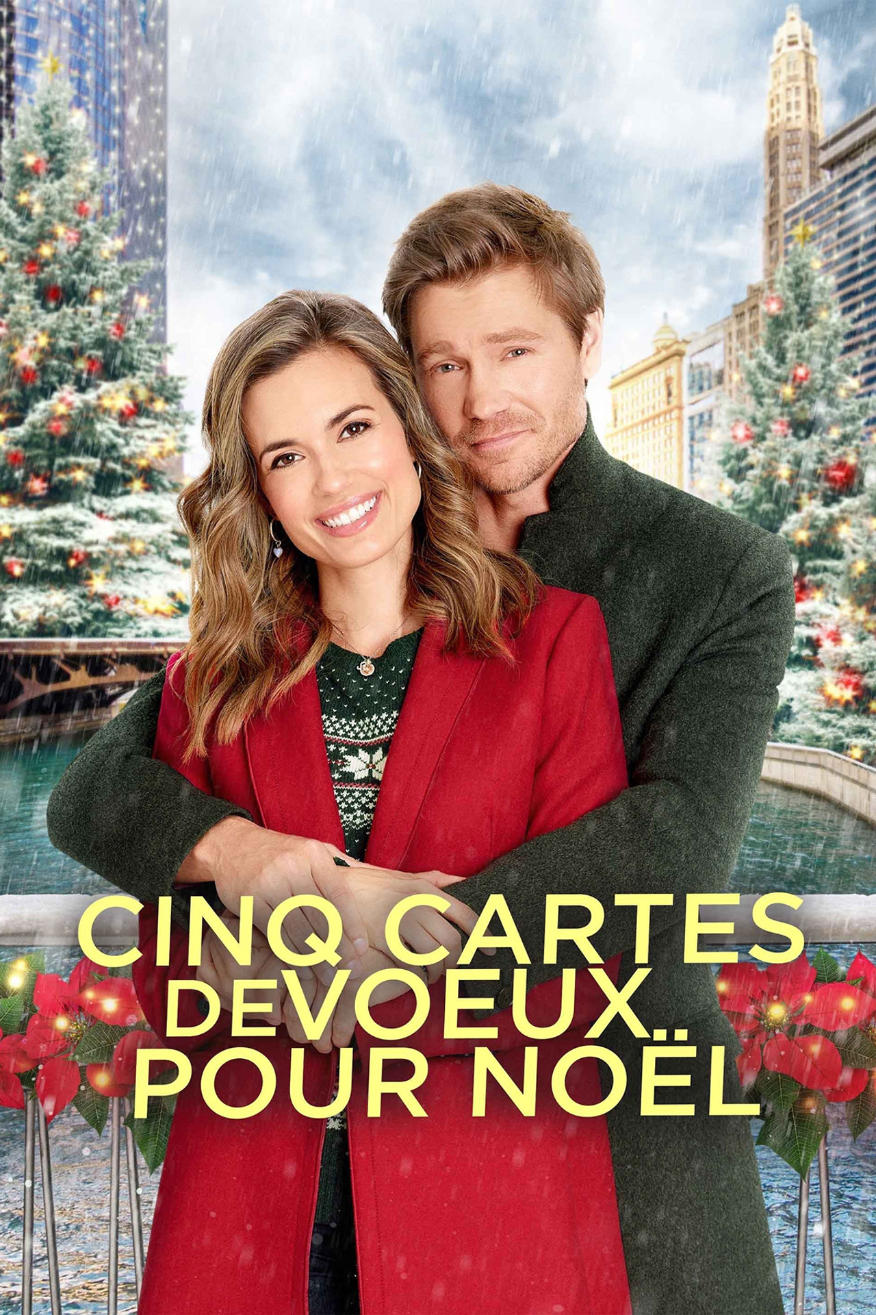 Cinq cartes de vœux pour Noël poster