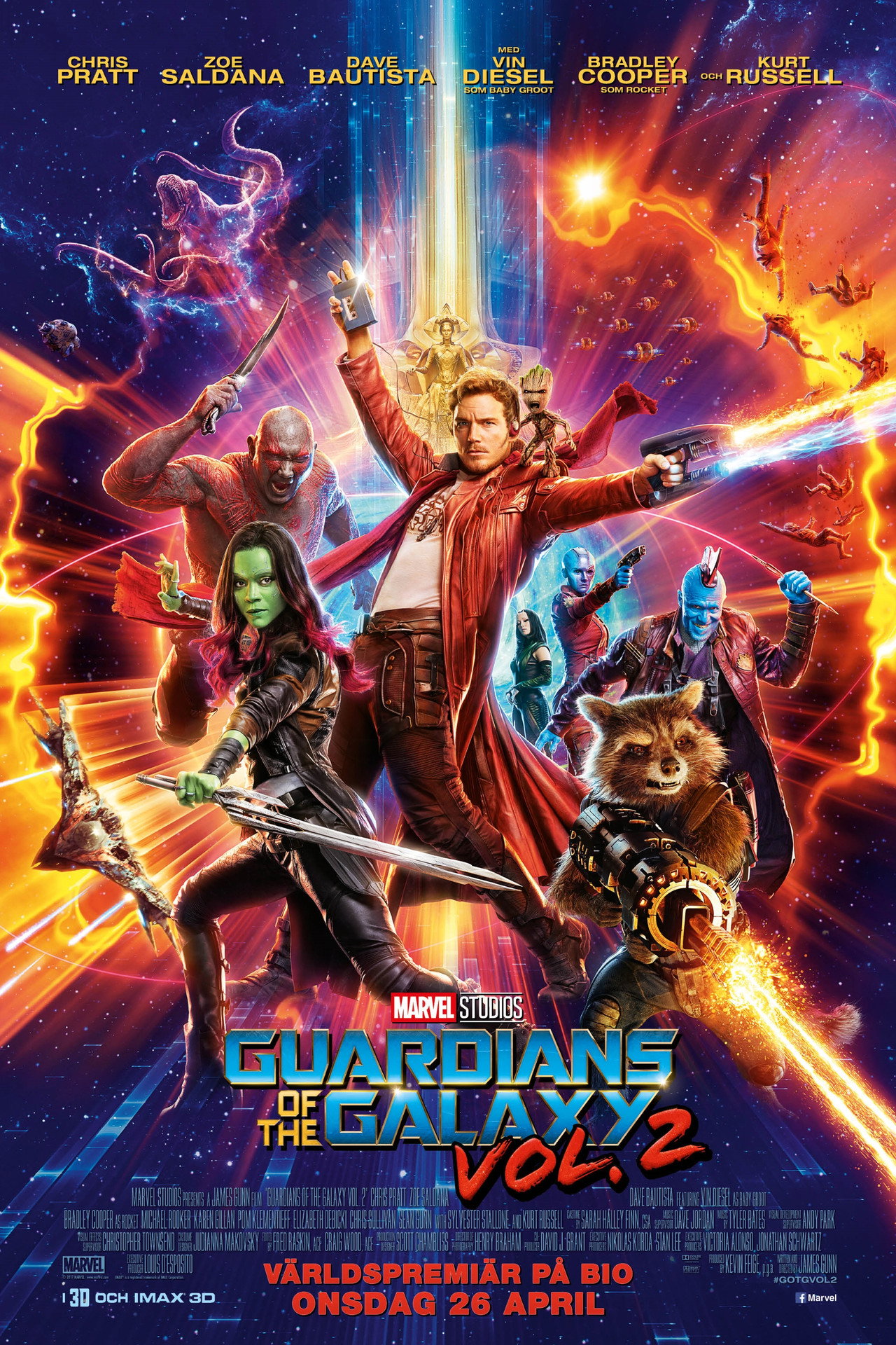 Guardians of the Galaxy Vol. 2 filmaffisch