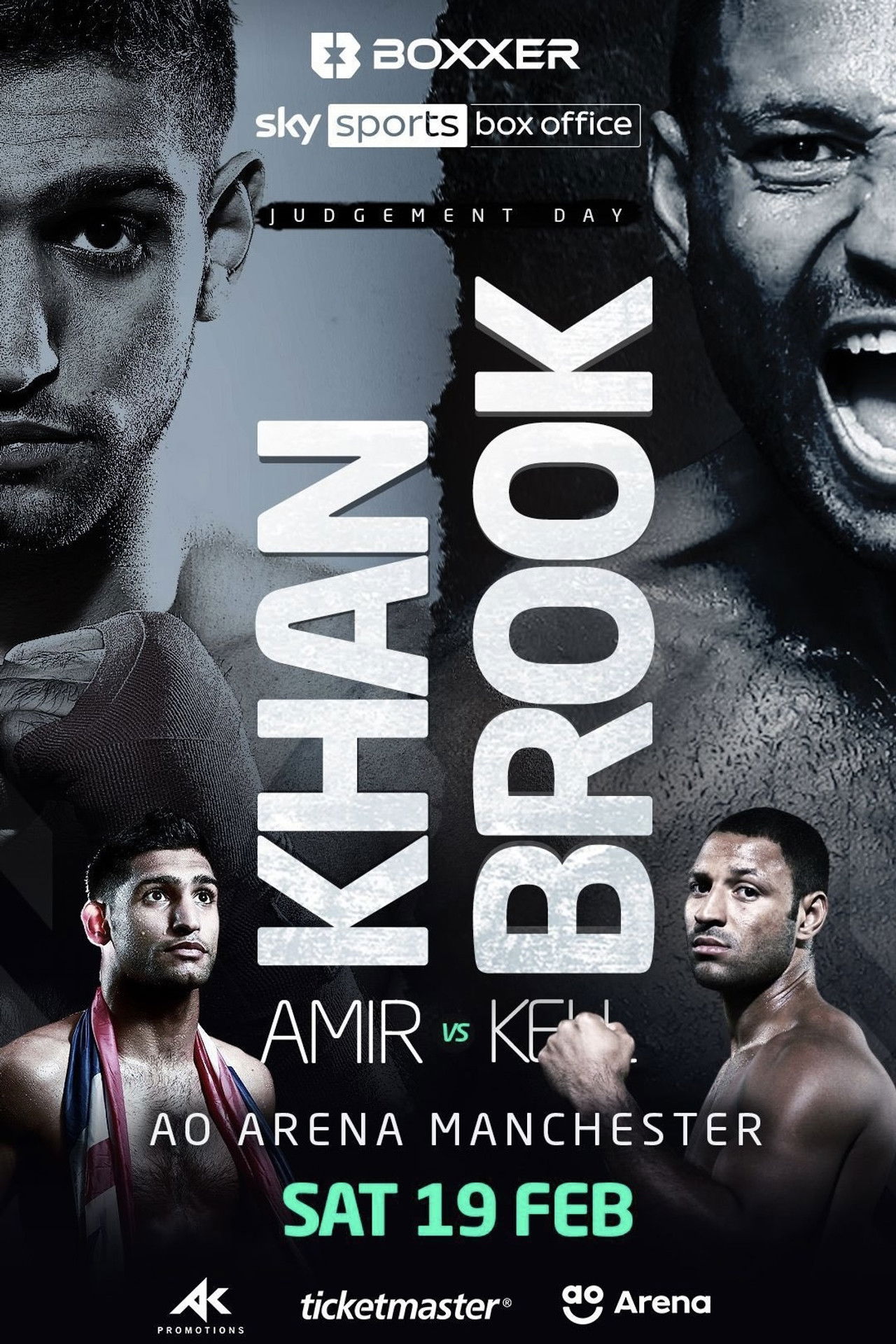 Amir Khan vs. Kell Brook Backdrop