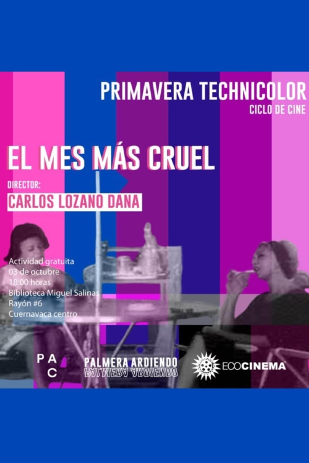 El mes más cruel filmaffisch