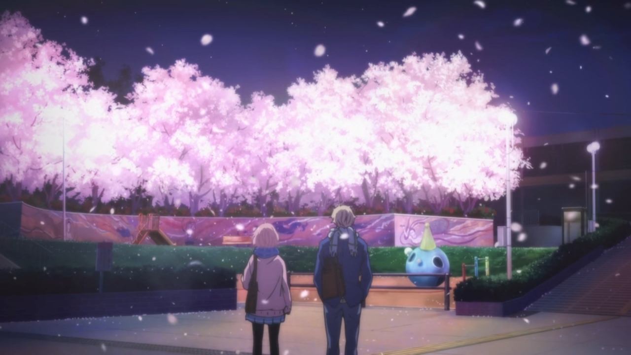 Scen från Beyond the Boundary Movie: I'll Be Here - Mirai-hen