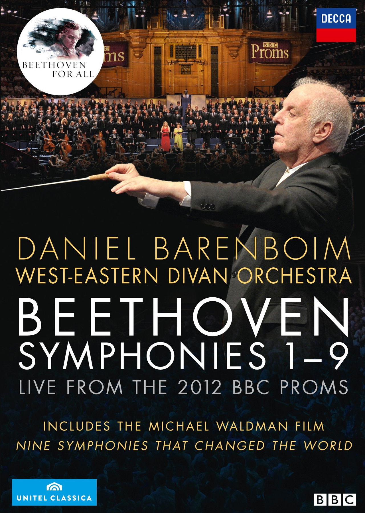 Beethoven Symphonies 1-9: Daniel Barenboim West-Eastern Divan Orchestra Backdrop