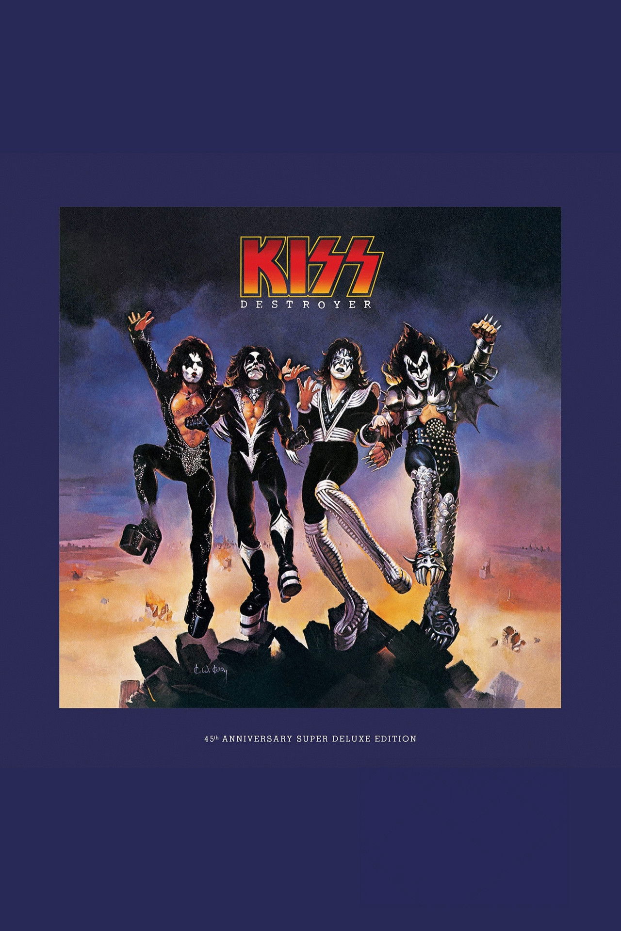 Kiss: Destroyer - 45th Anniversary Super Deluxe Backdrop