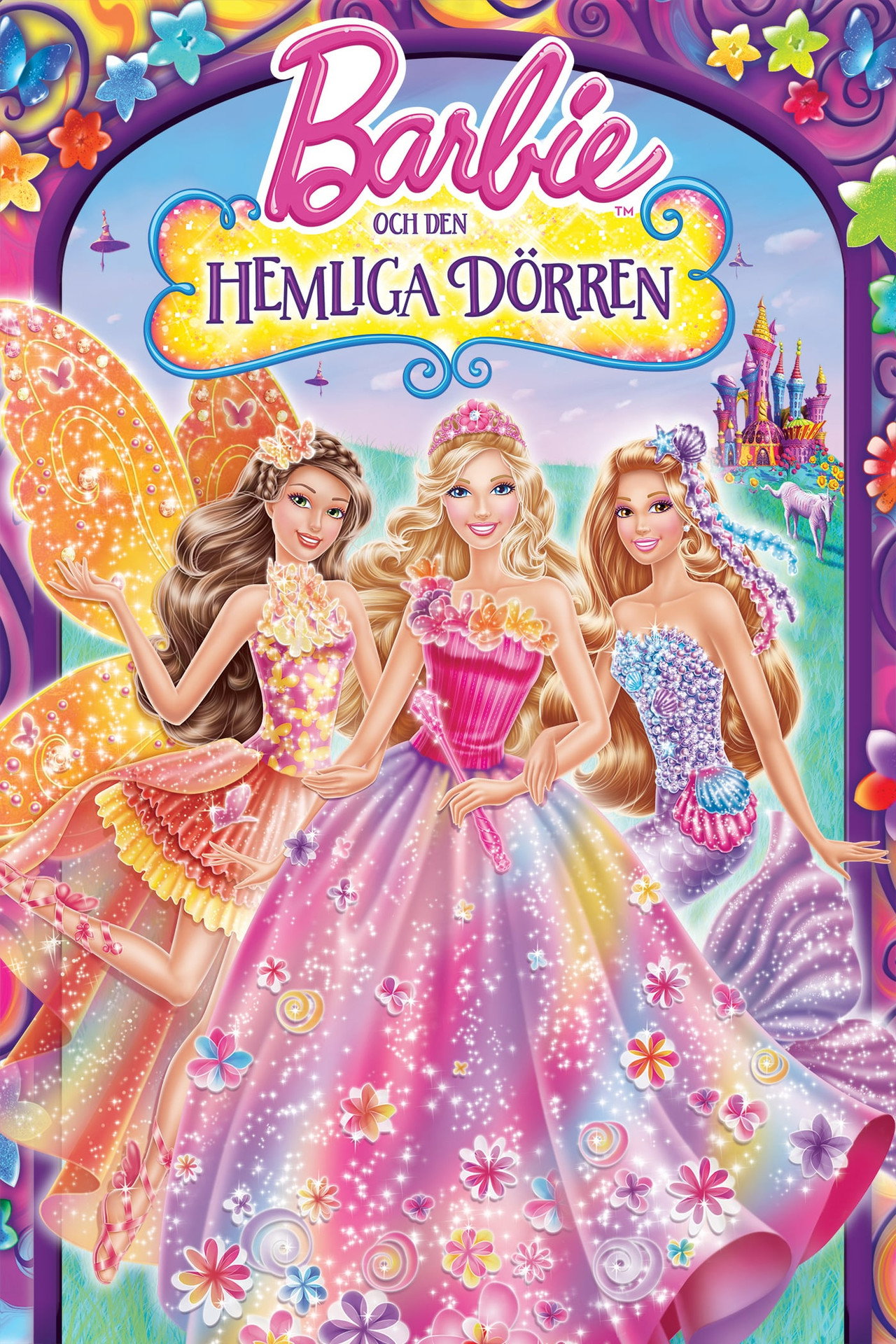 Barbie och den hemliga dörren filmaffisch
