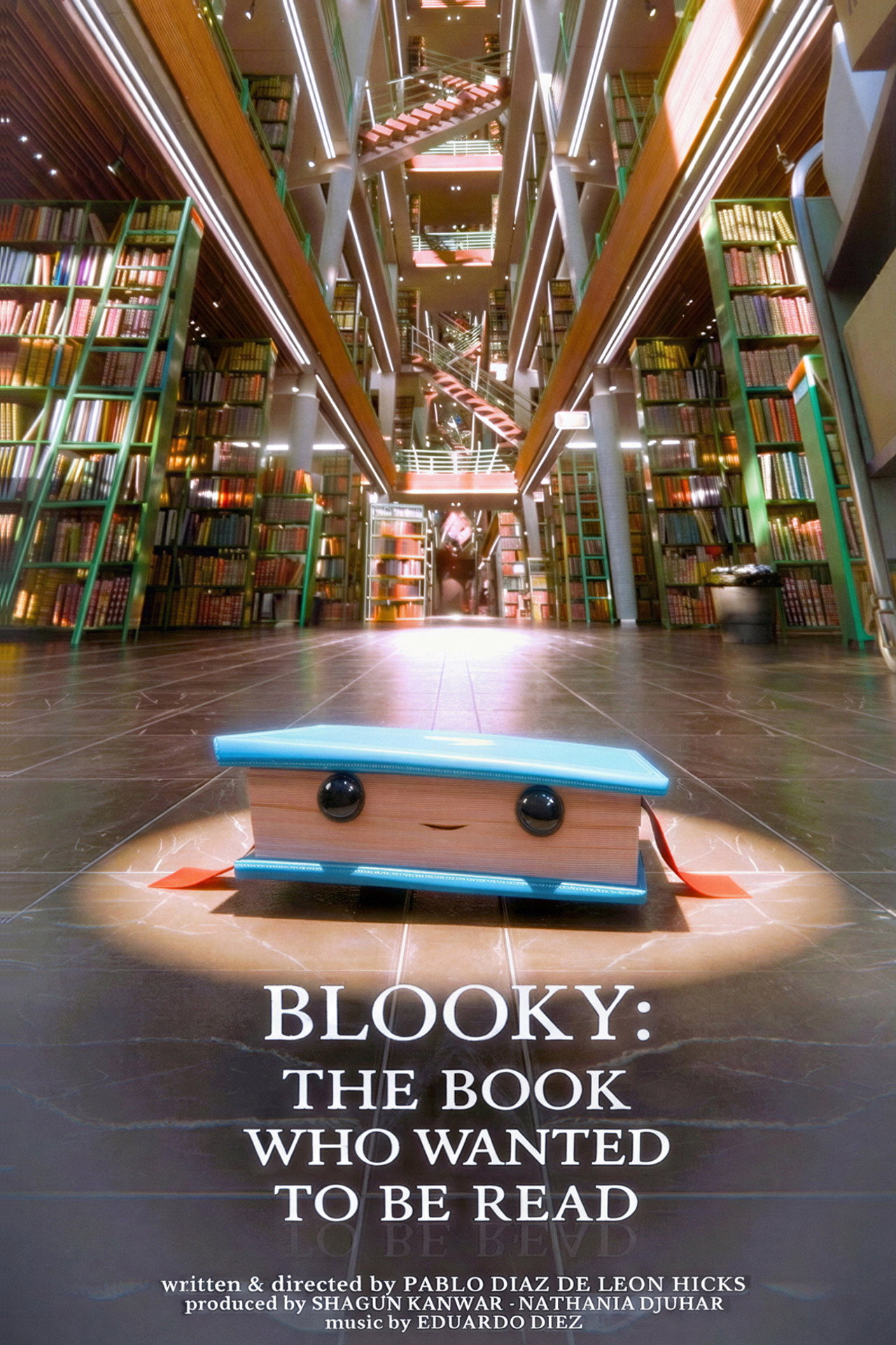 Blooky: The Book Who Wanted To Be Read Backdrop