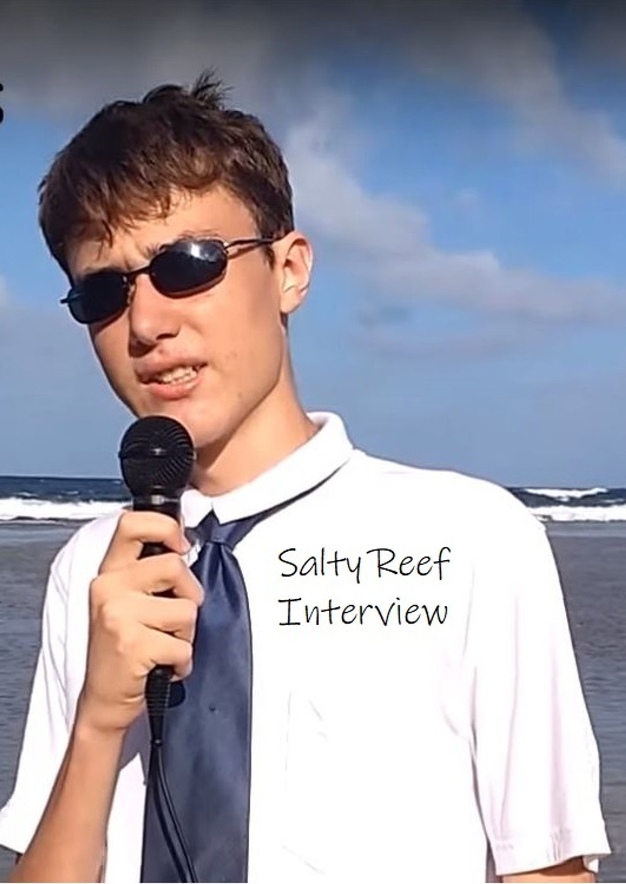 Salty Reef Interview Backdrop