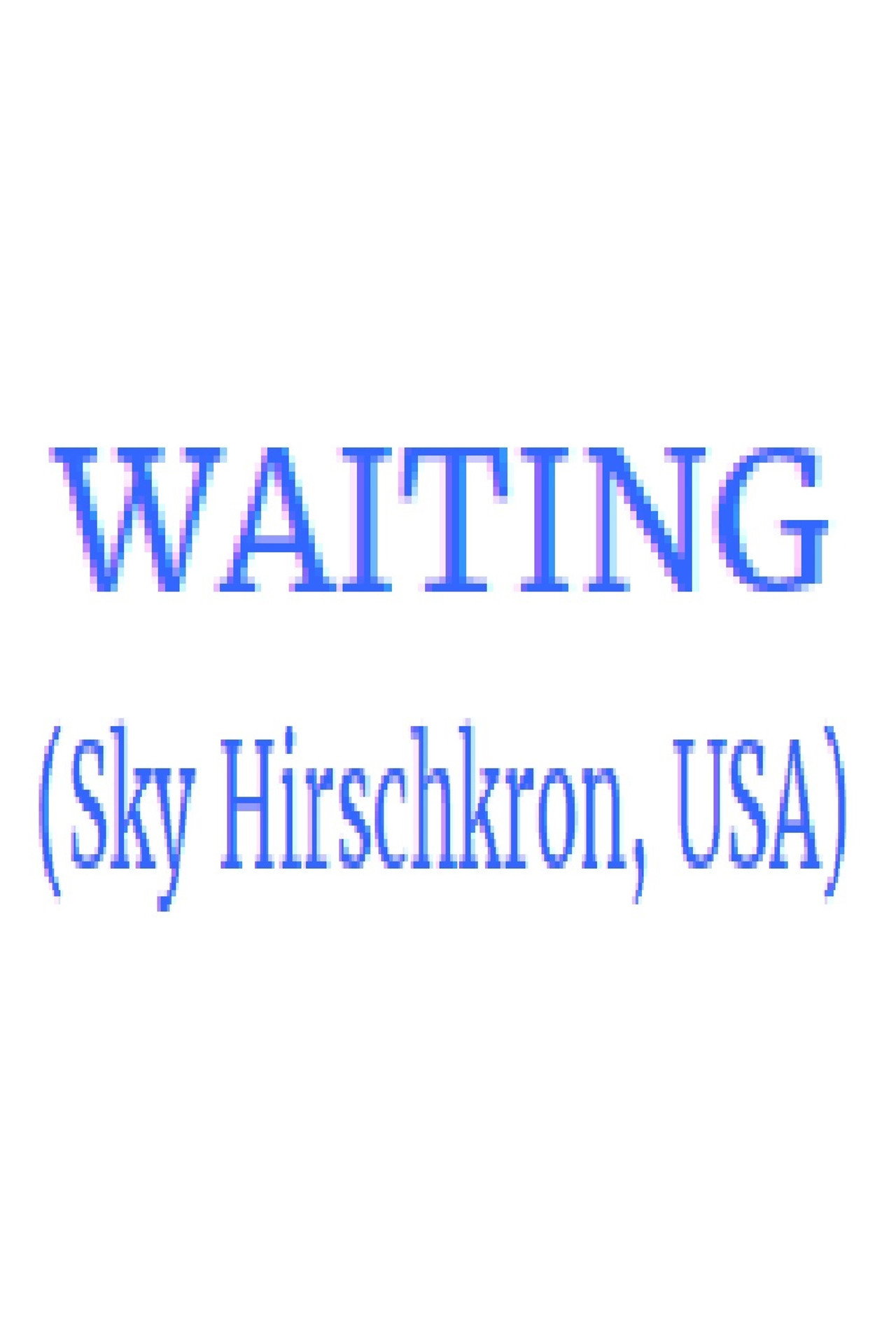 Waiting filmaffisch
