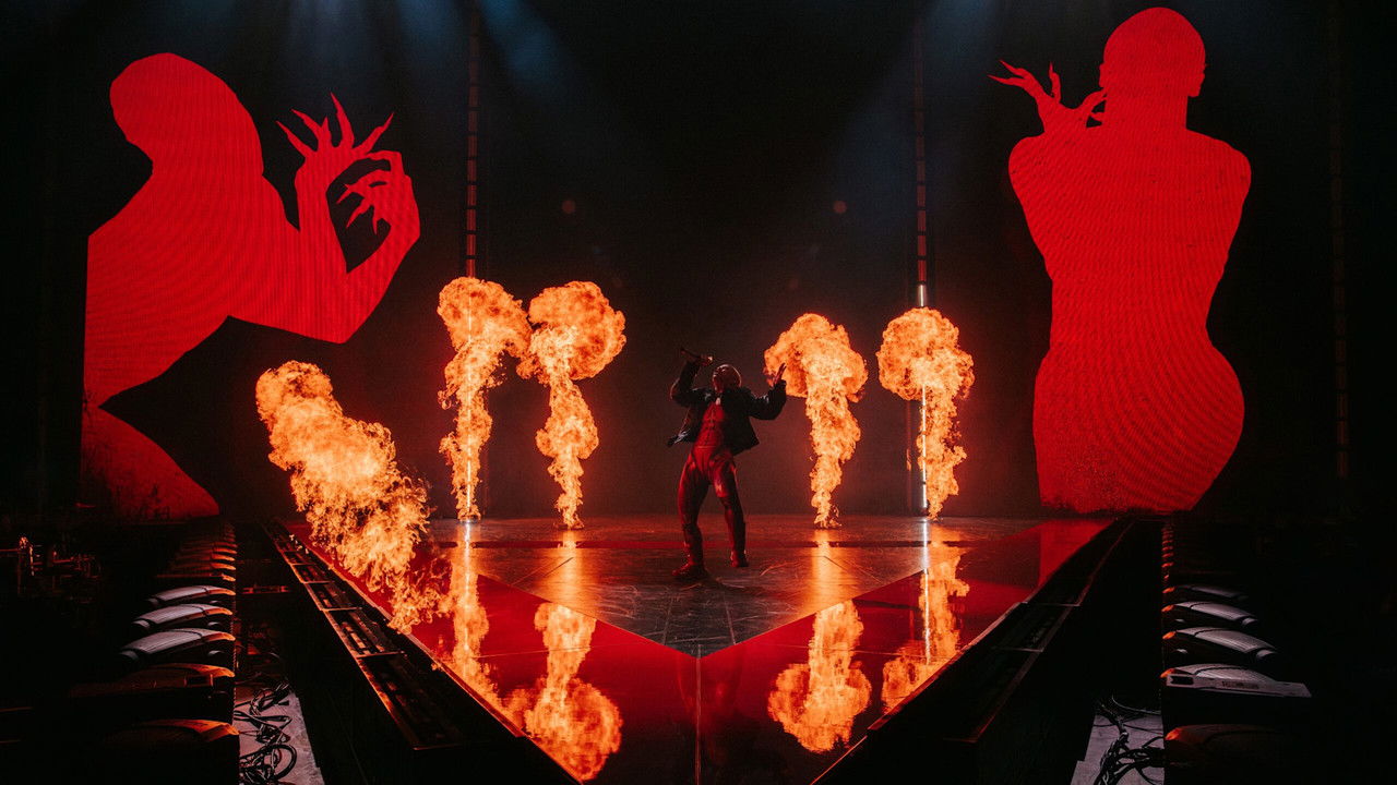 Doja Cat: The Scarlet Tour in VR backdrop