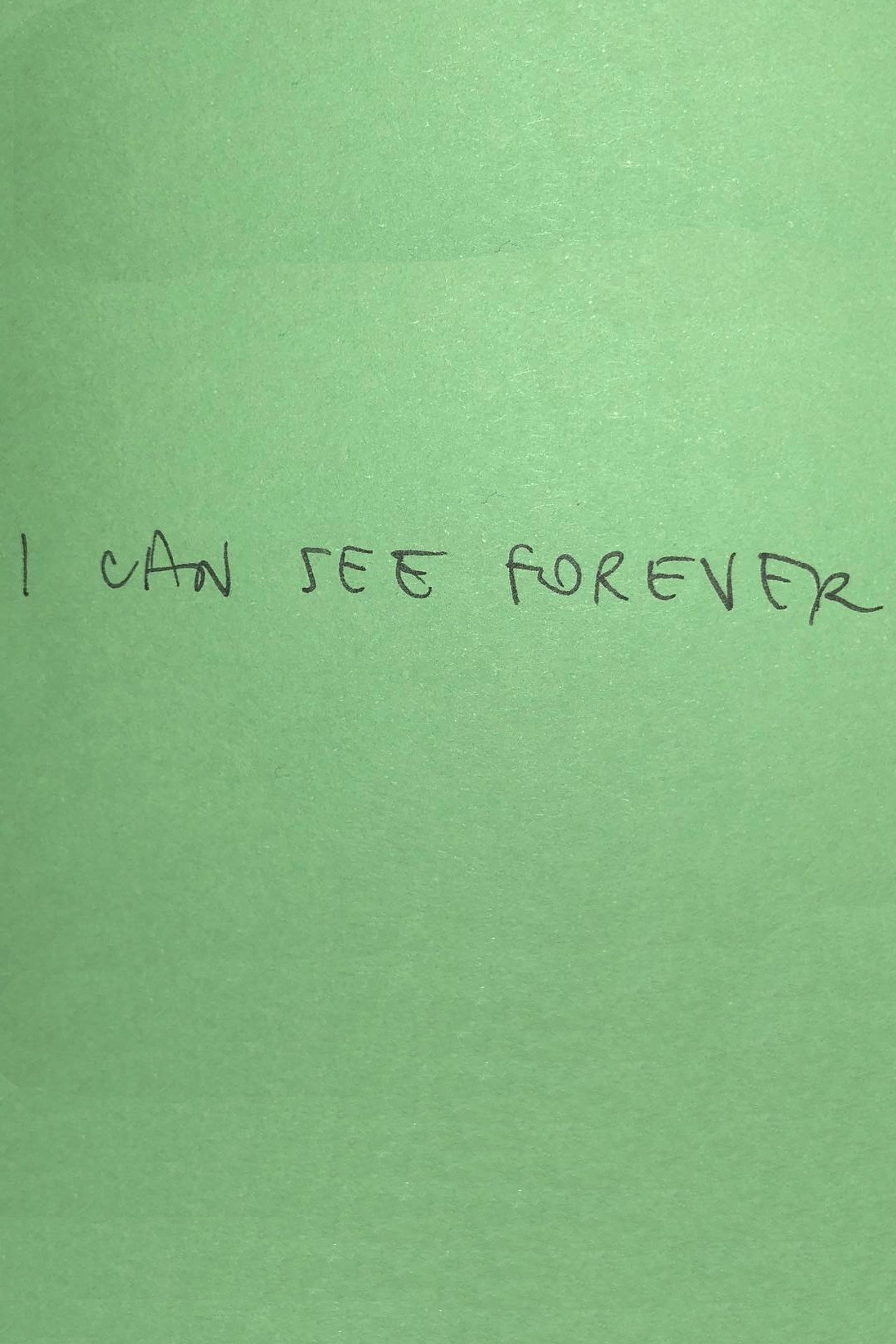 I Can See Forever filmaffisch
