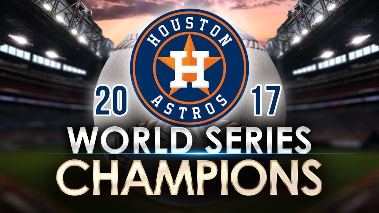 2017 World Series Champions: The Houston Astros background