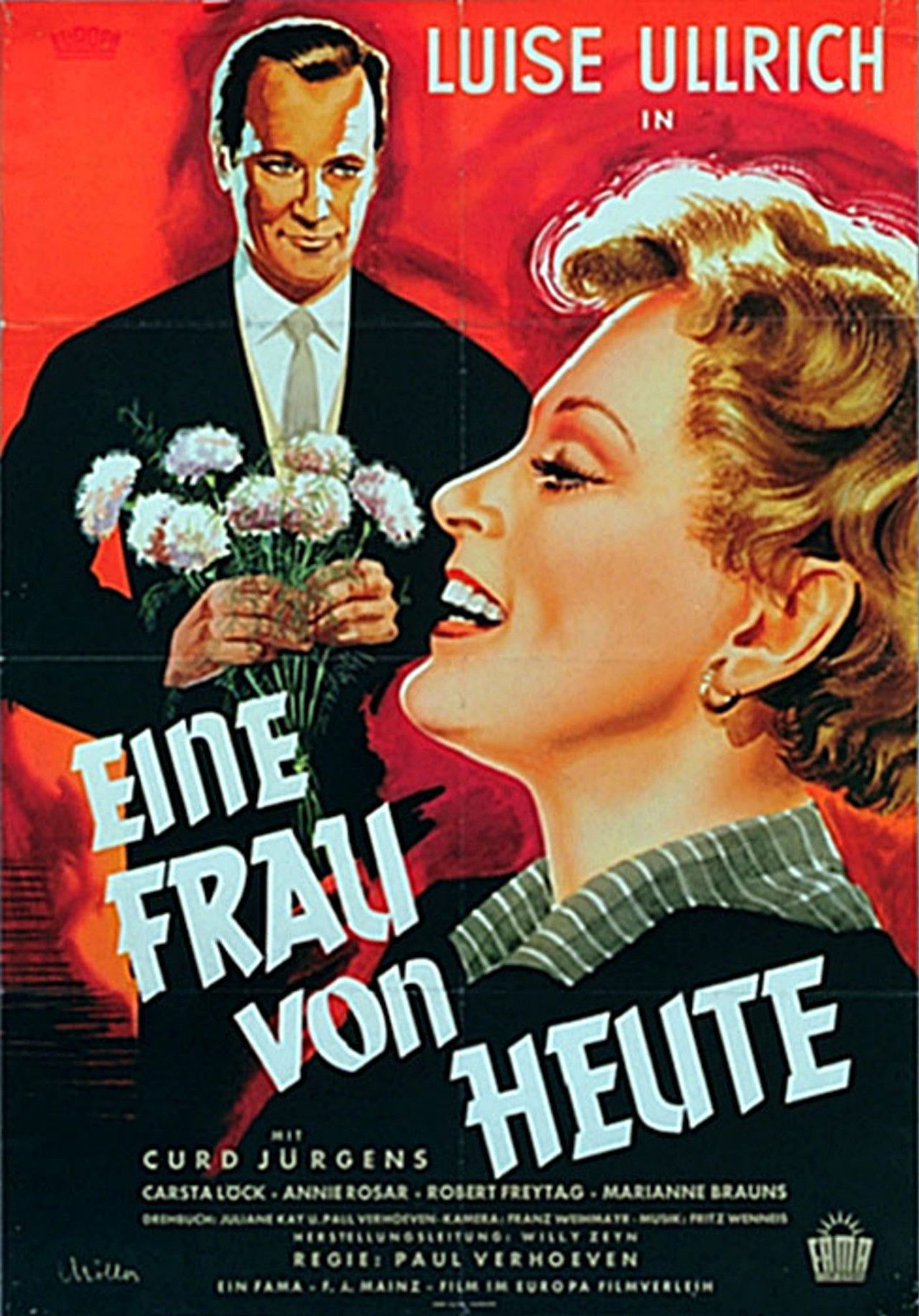 Eine Frau von heute Backdrop