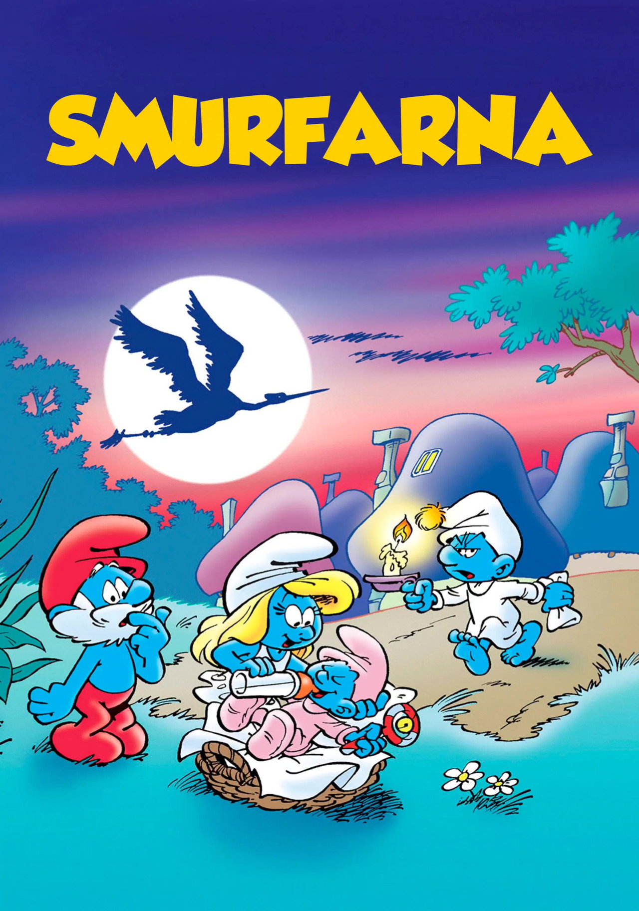 Smurfarna affisch