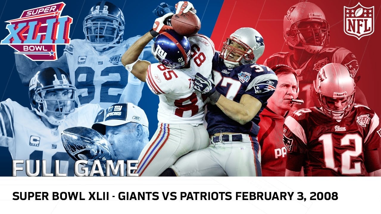 Scen från Super Bowl XLII Champions - New York Giants