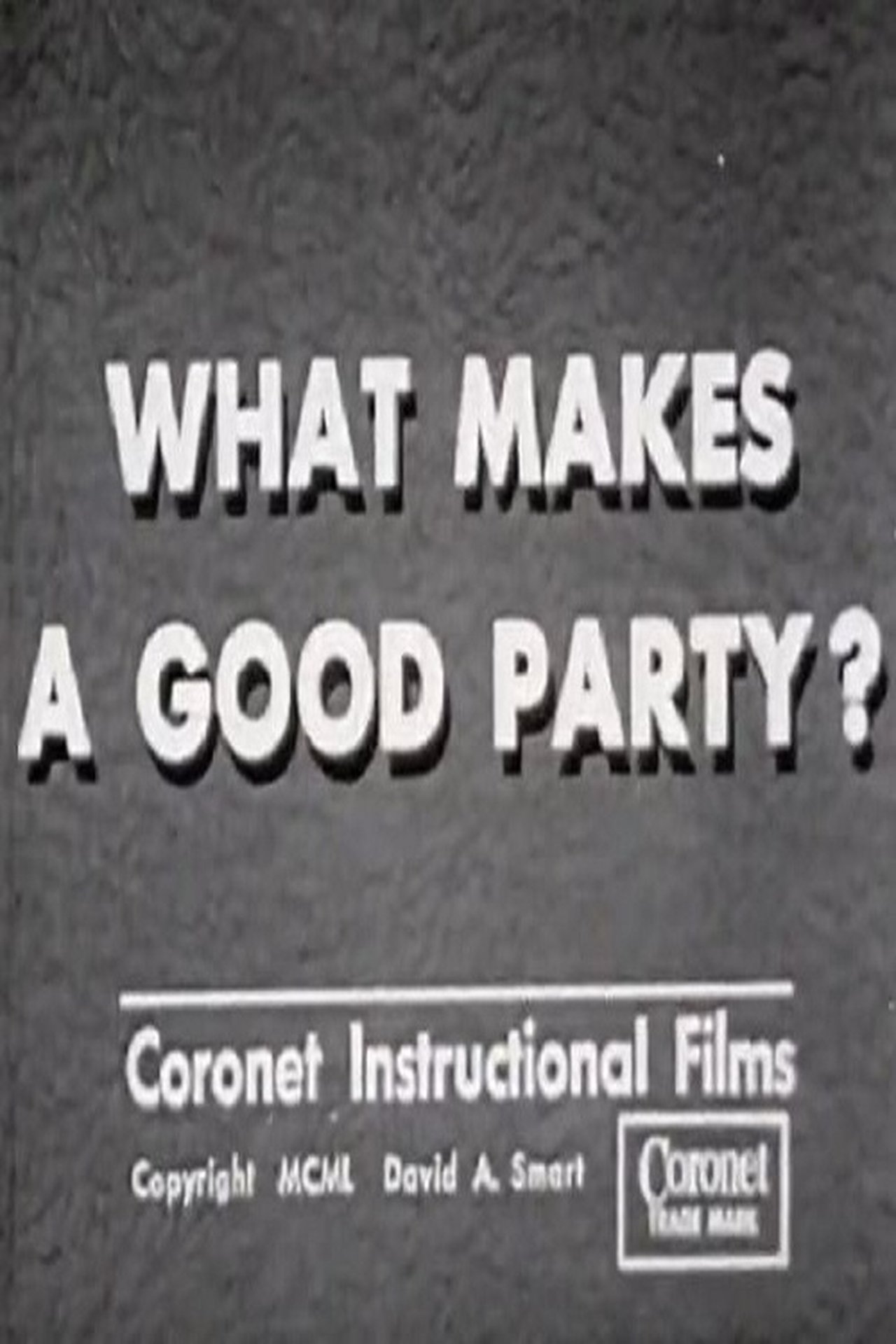 مشاهدة فيلم What Makes a Good Party? مترجم بدون اعلانات - بوستر