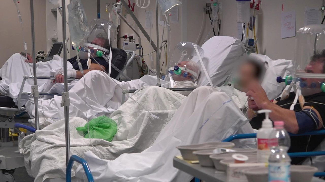 Coronavirus – Into The Red Zone background