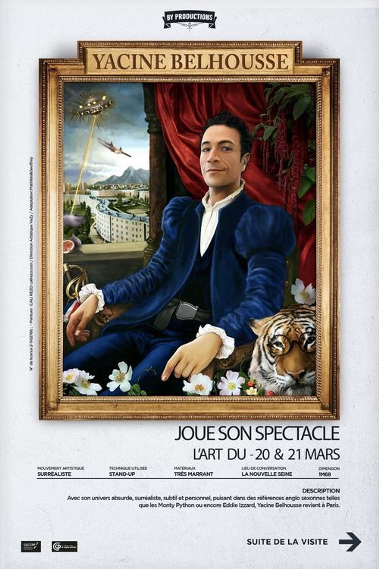 Yacine Belhousse joue son spectacle filmaffisch
