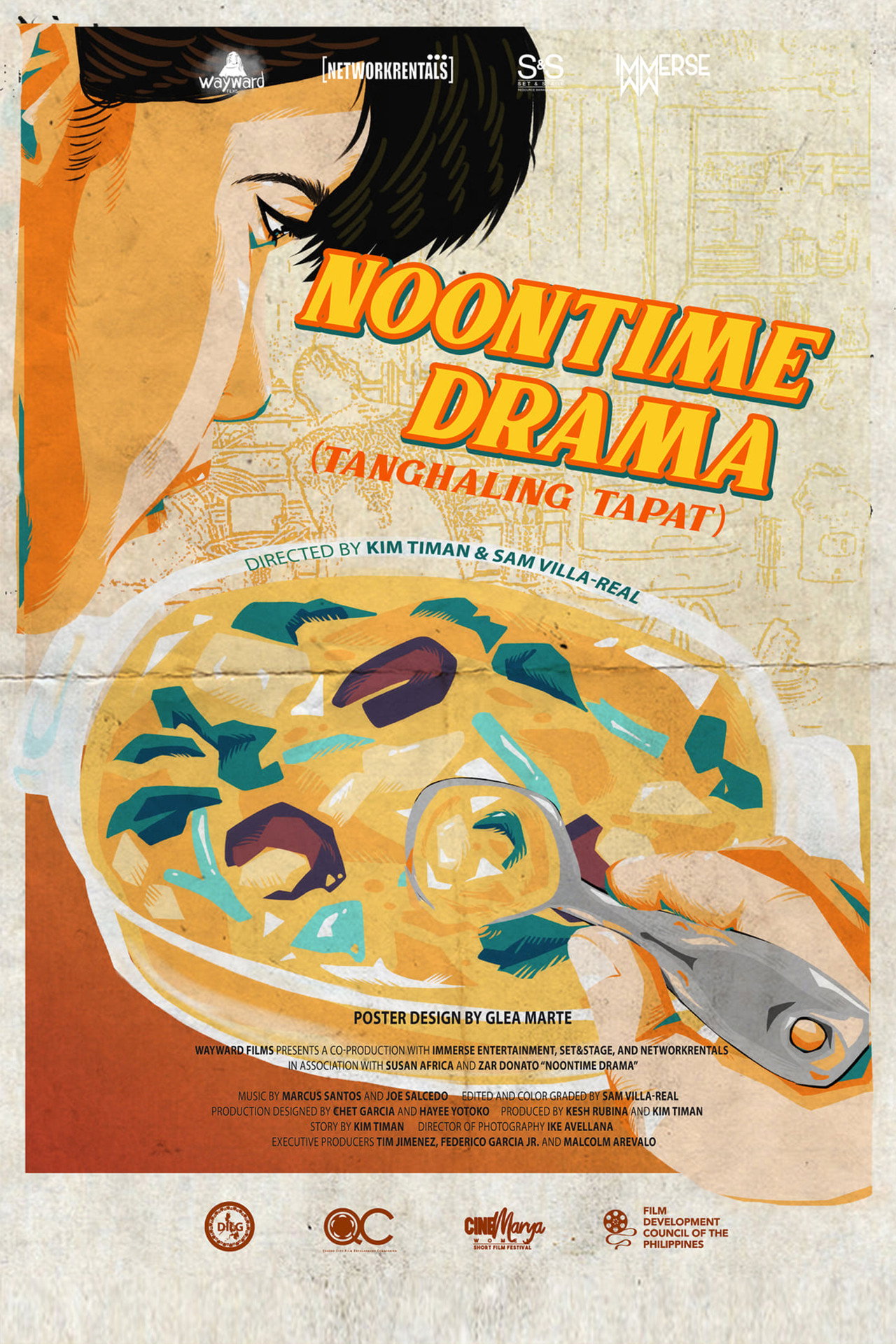 Noontime Drama Backdrop