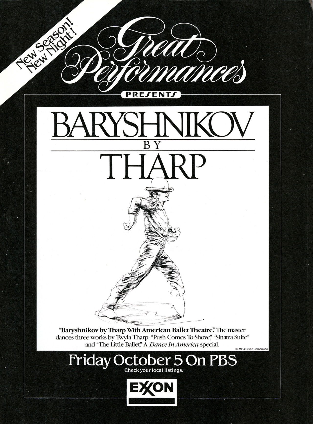 Baryshnikov by Tharp with American Ballet Theatre Backdrop