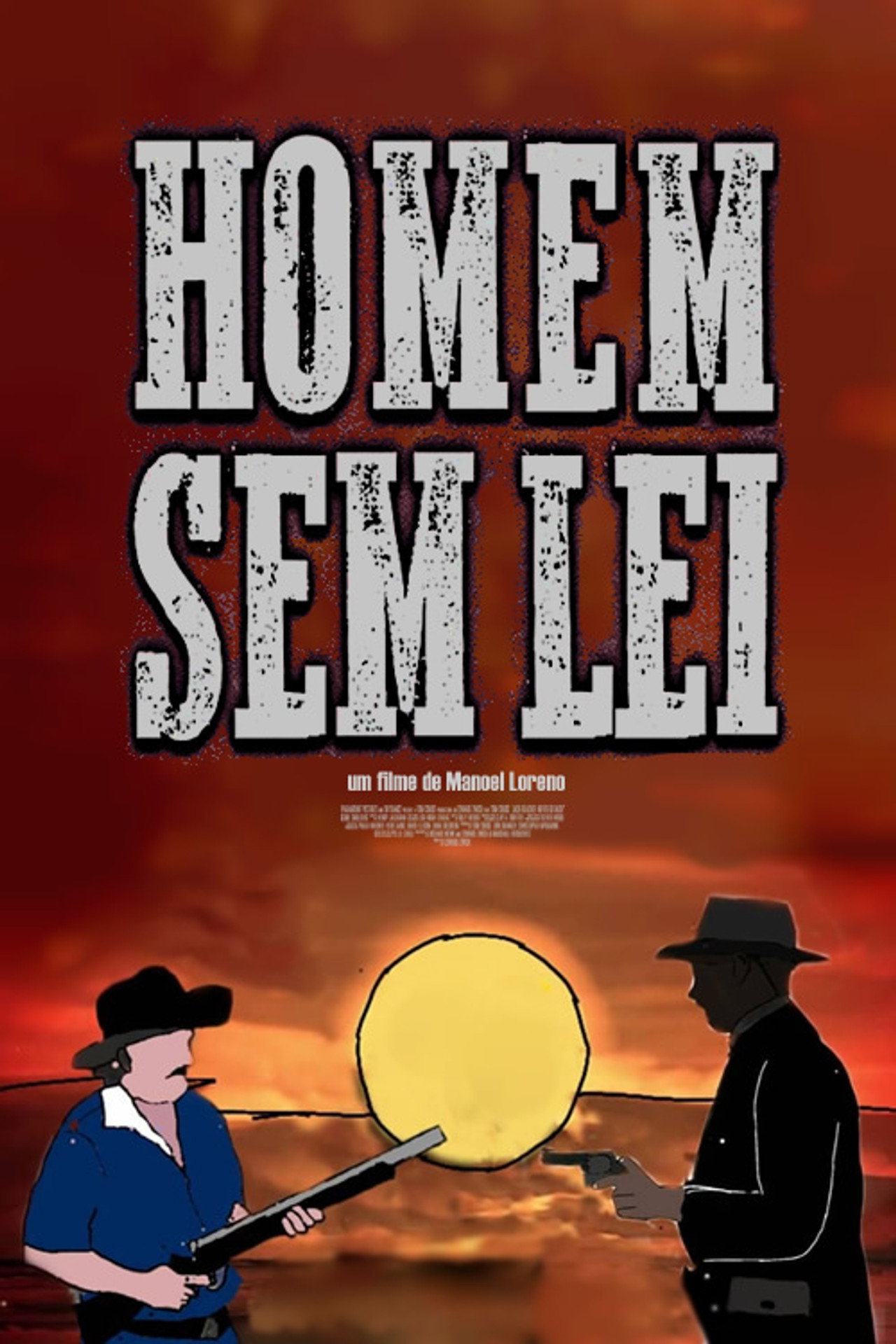 O Homem Sem Lei filmaffisch