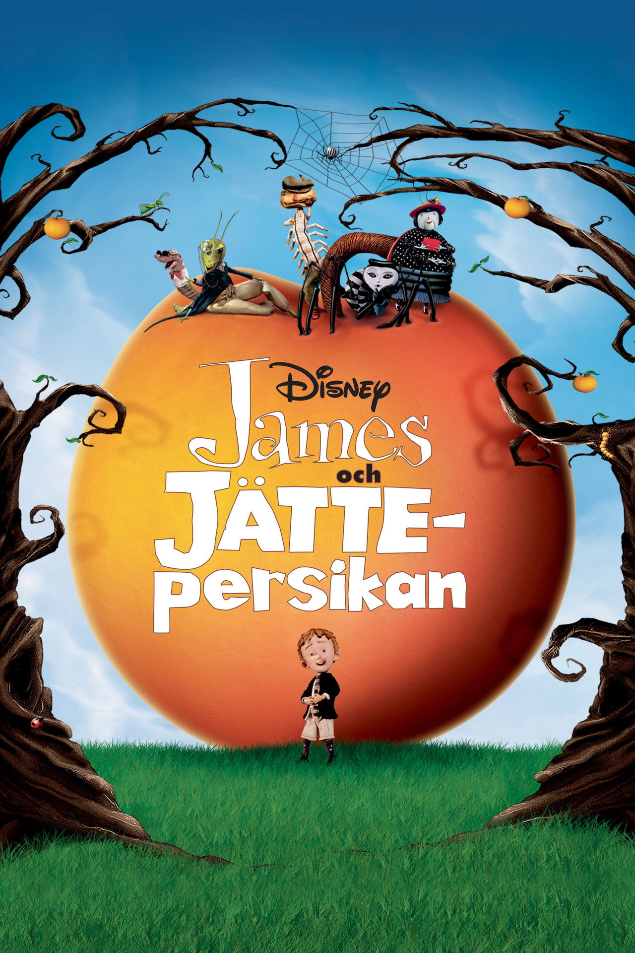 James och jättepersikan filmaffisch
