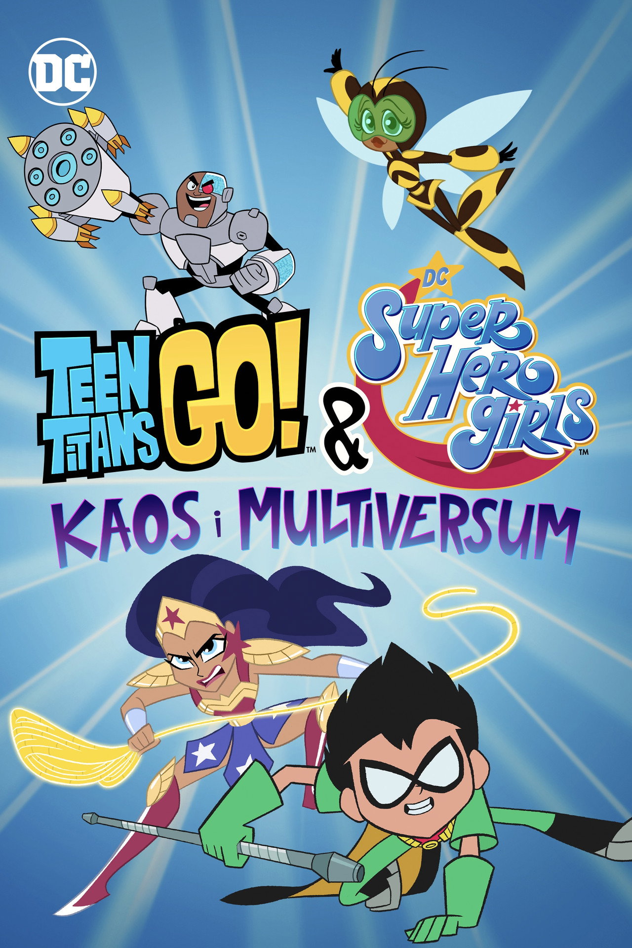 Teen Titans Go! & DC Super Hero Girls: Kaos i Multiversum filmaffisch