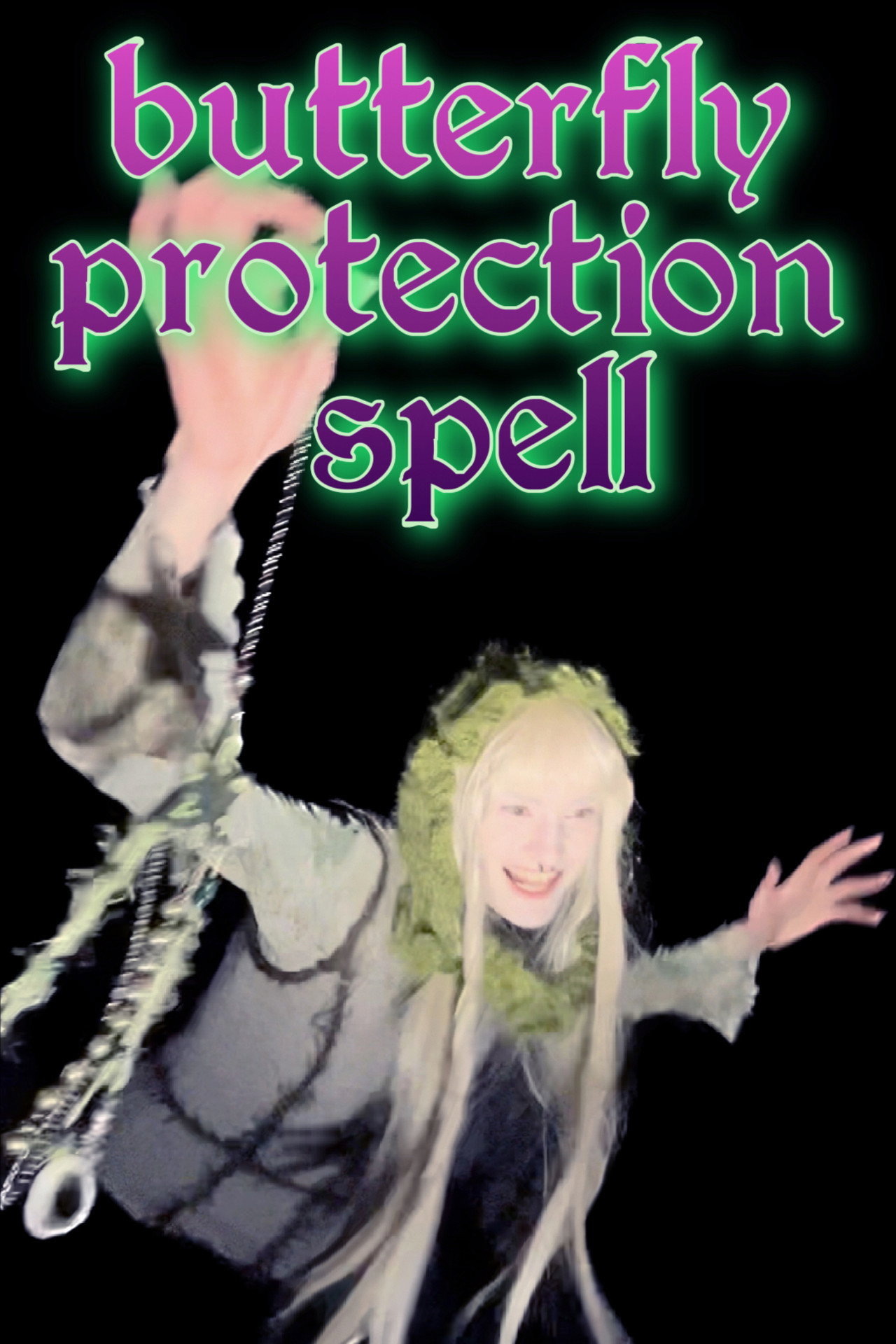 Butterfly Protection Spell Backdrop