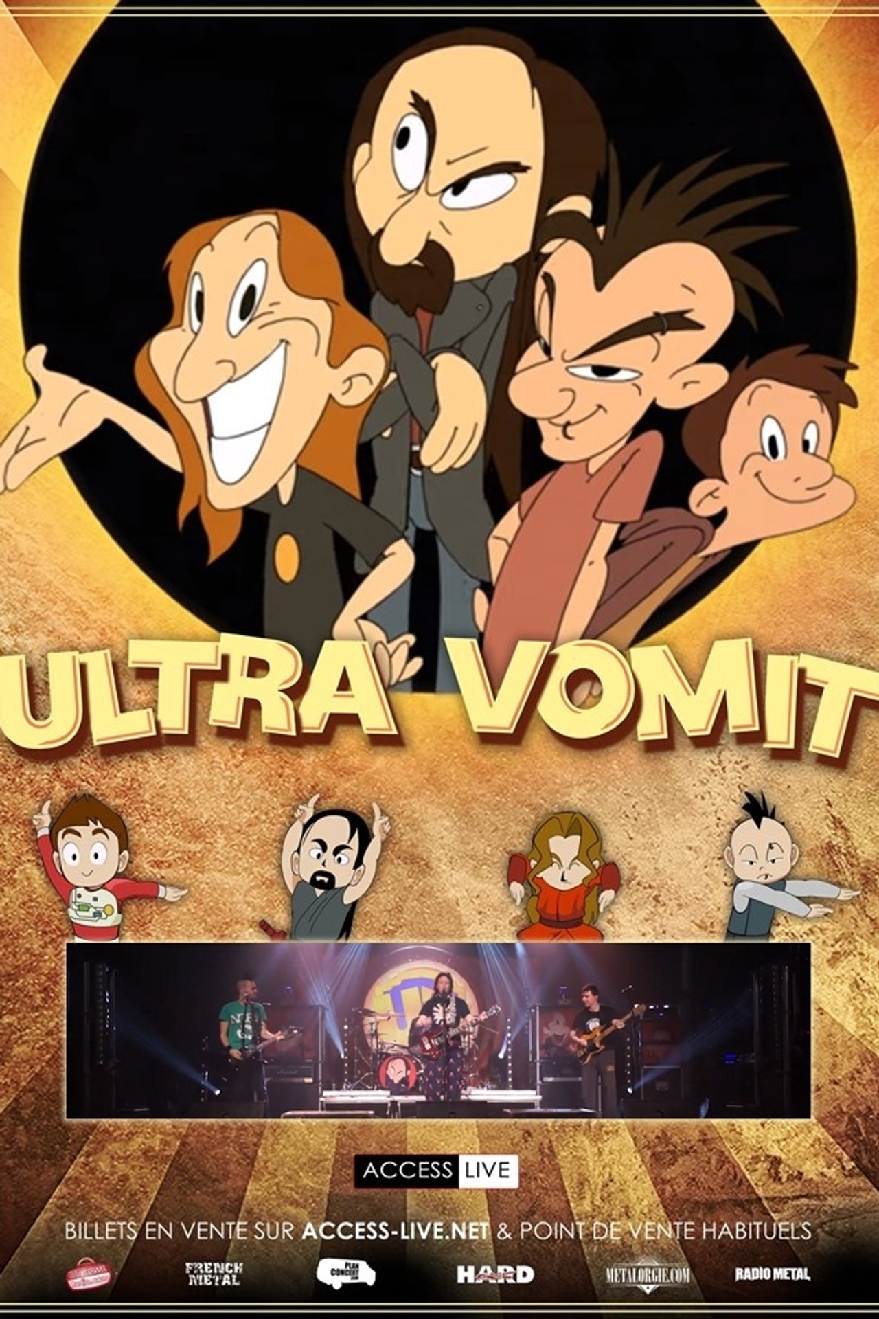 Ultra Vomit - Live in Corona Virus Backdrop