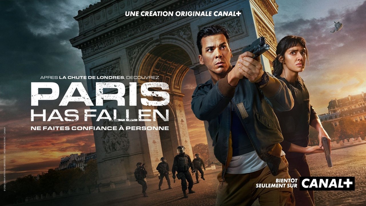 La chute de Paris background