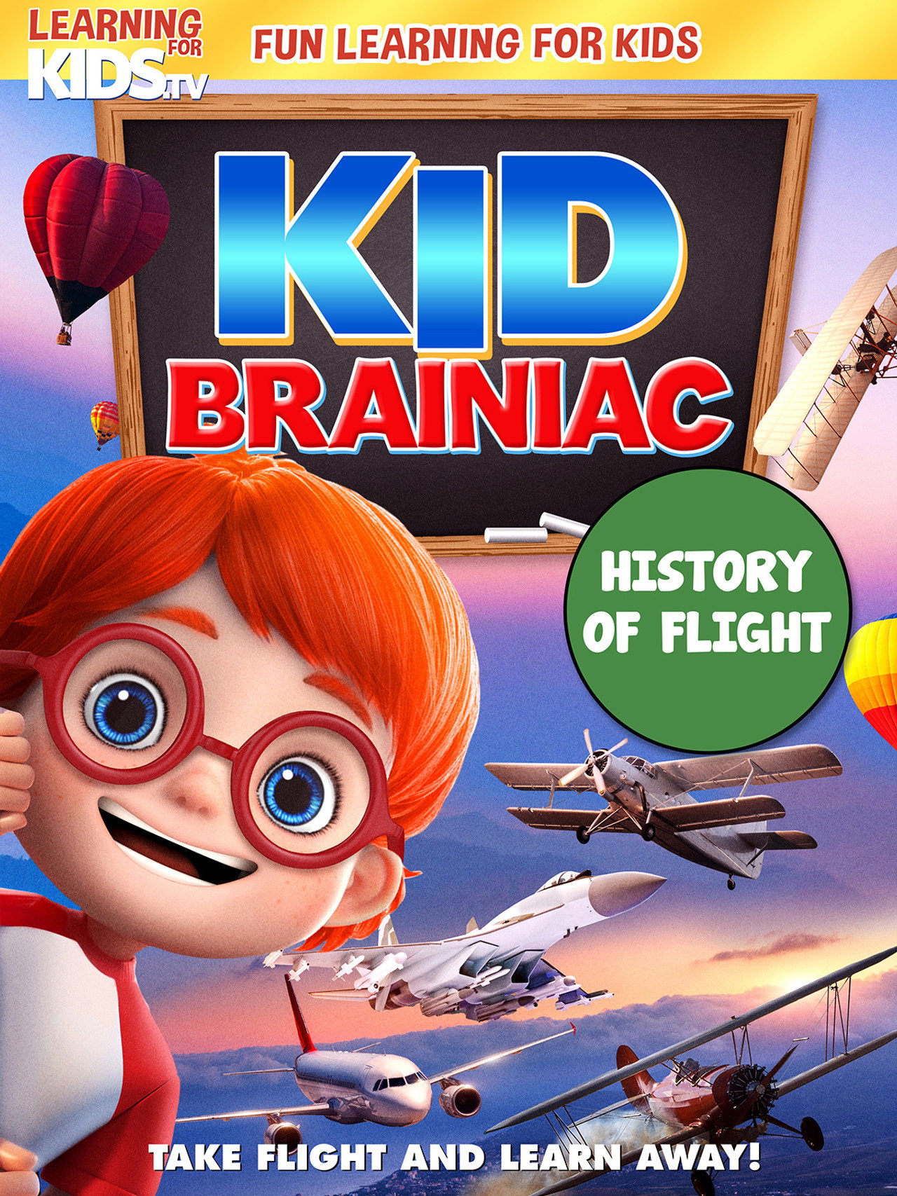 Kid Brainiac: History Of Flight Backdrop