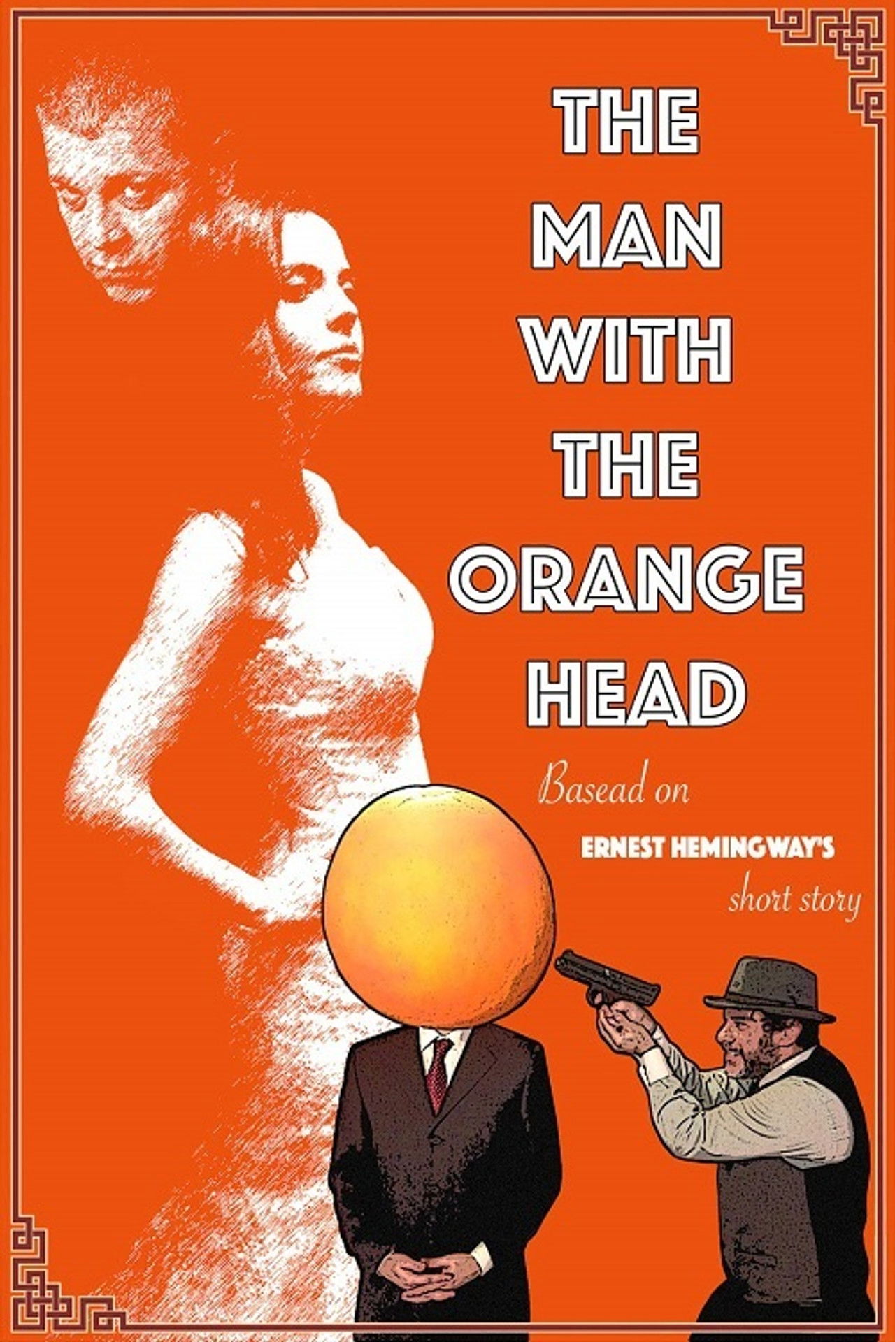 The Man With the Orange Head Backdrop