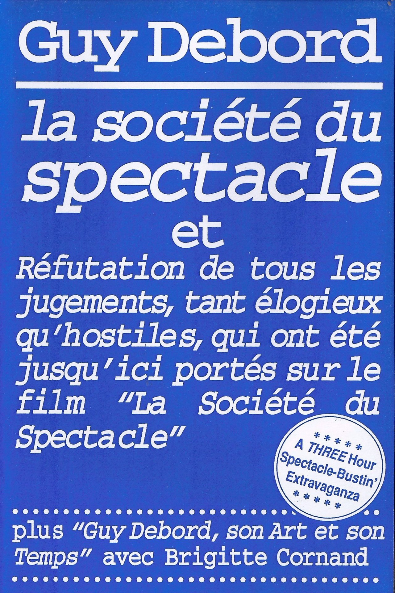 La Société du spectacle poster