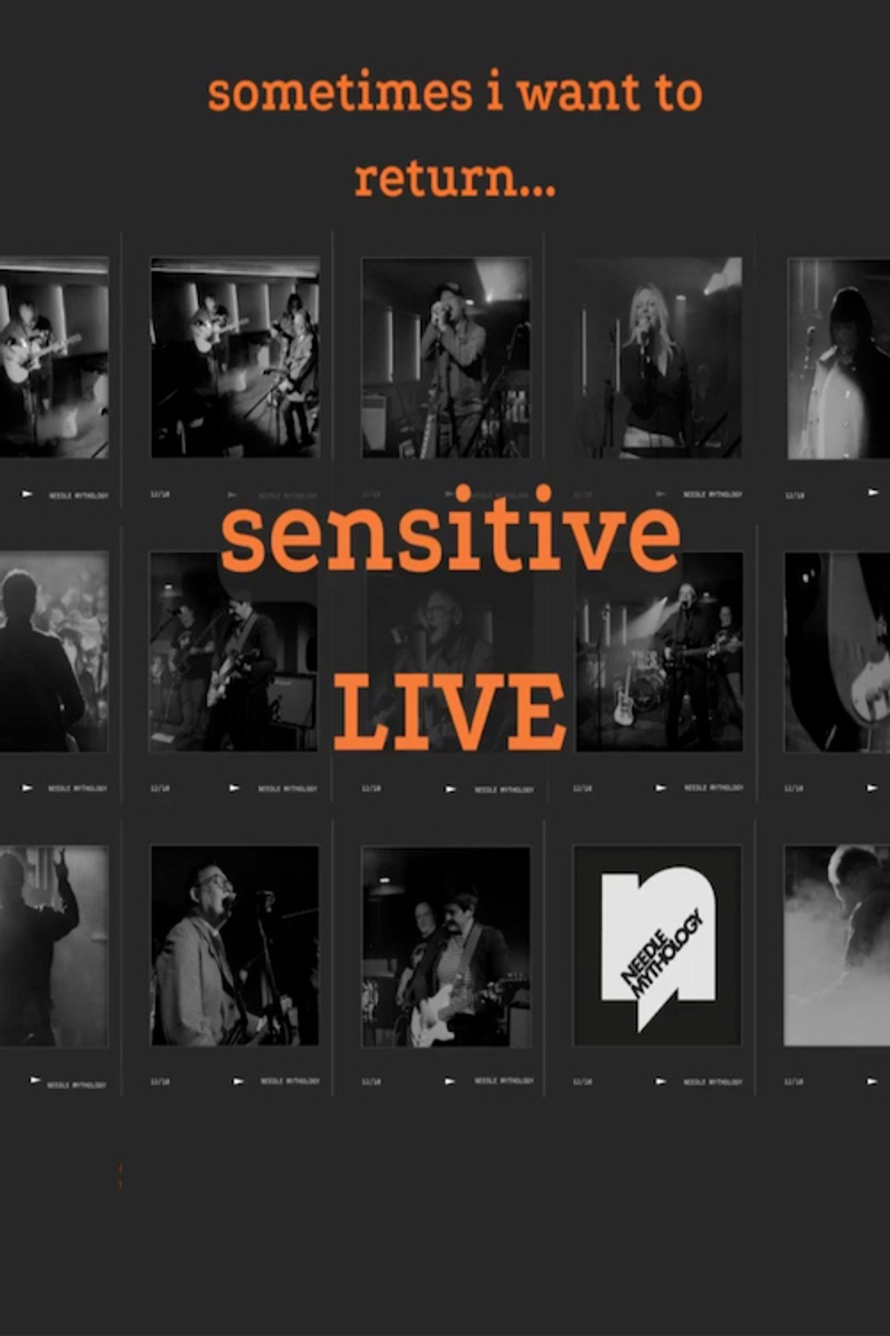 Sometimes I Want To Return... Sensitive LIVE Backdrop