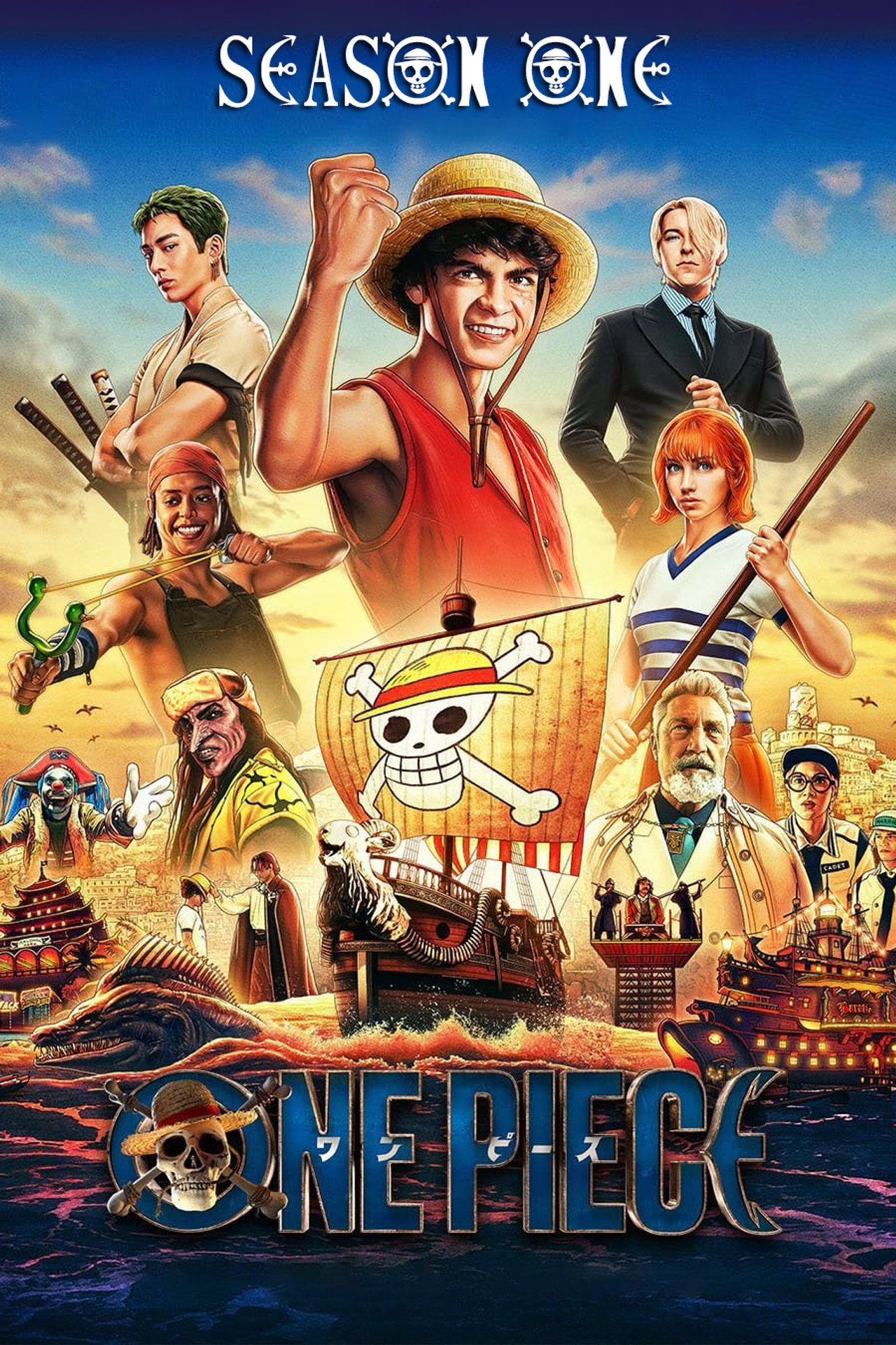 One Piece (2023) Hindi Season 1 Complete Netflix backdrop