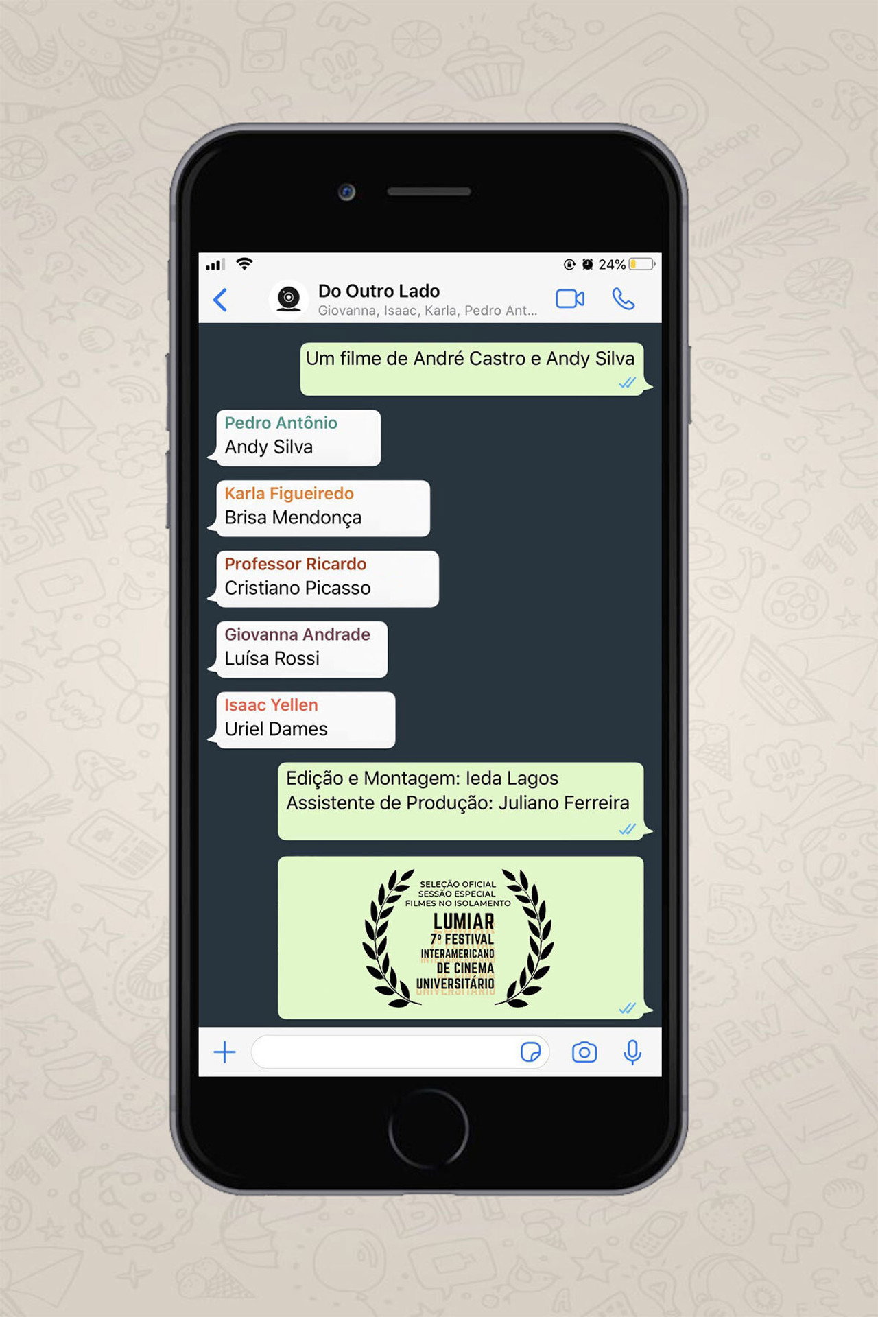 Do Outro Lado Backdrop