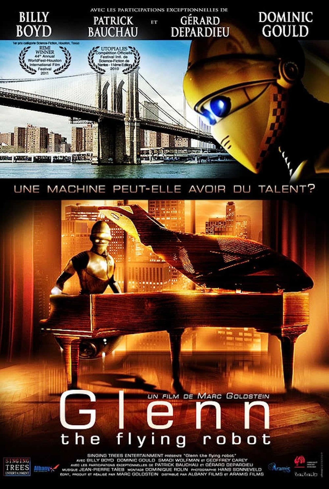 Glenn, the flying robot poster