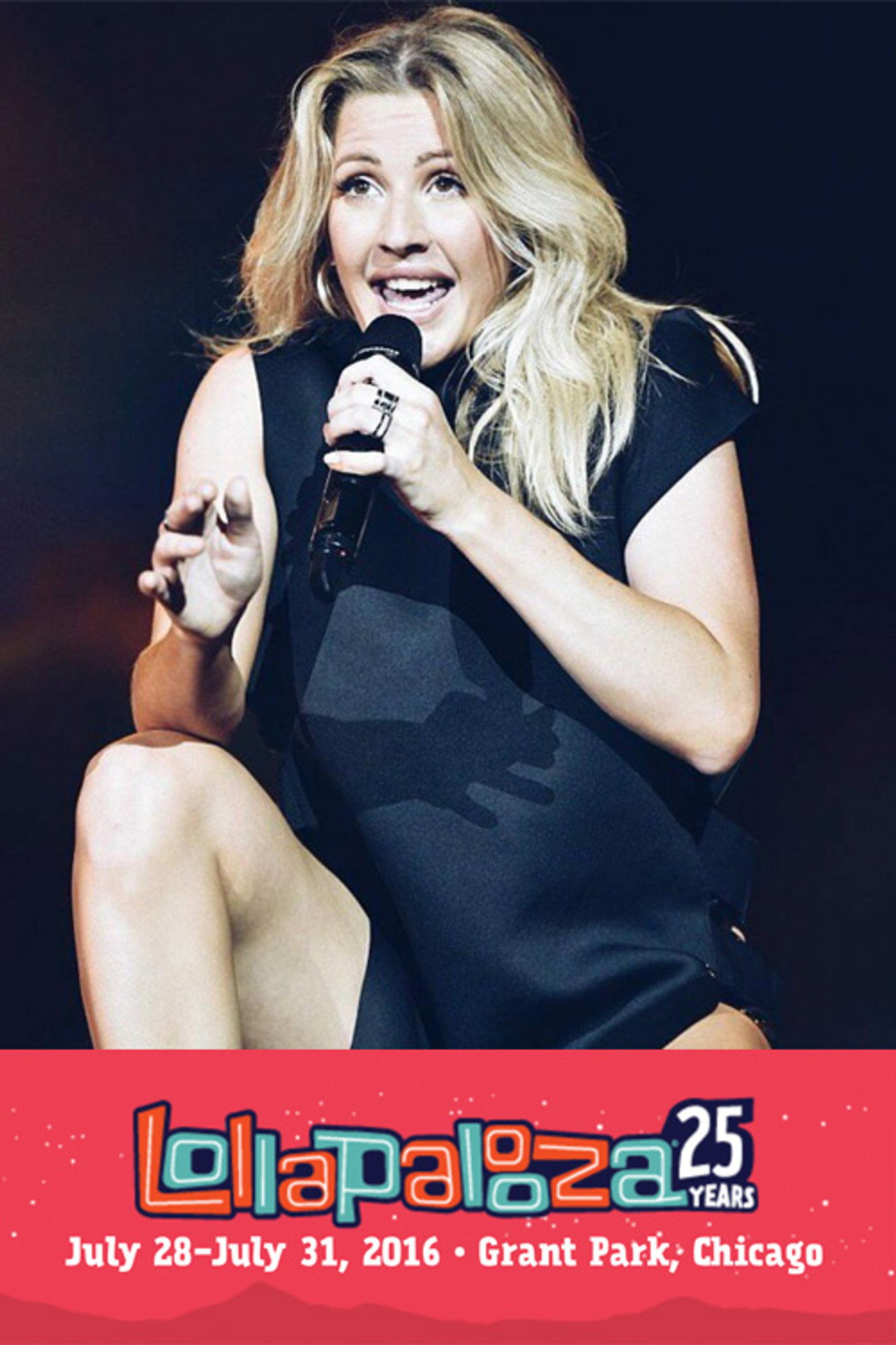 Ellie Goulding - Lollapalooza Chicago 2016 Backdrop